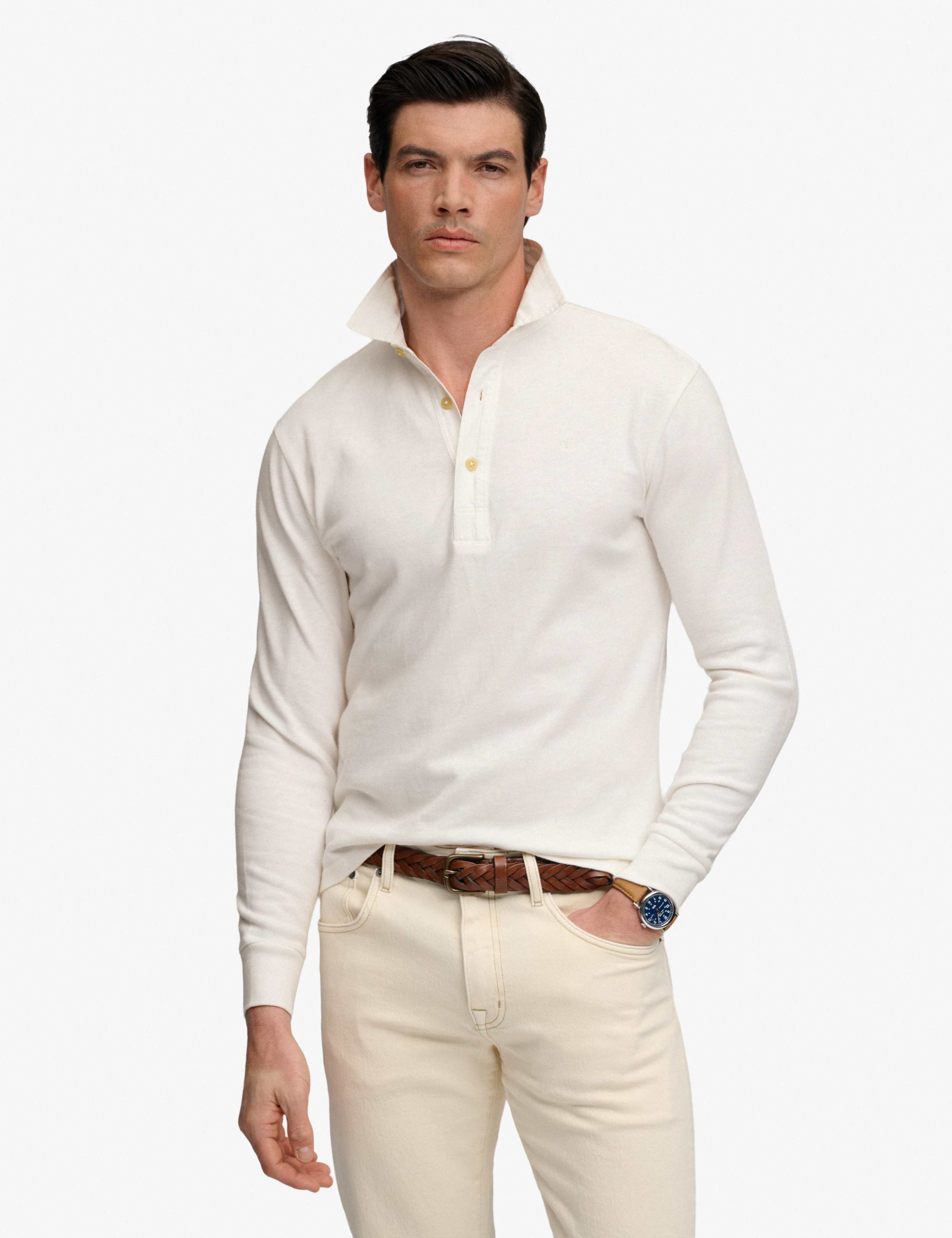 Pure Cotton Long Sleeve Top