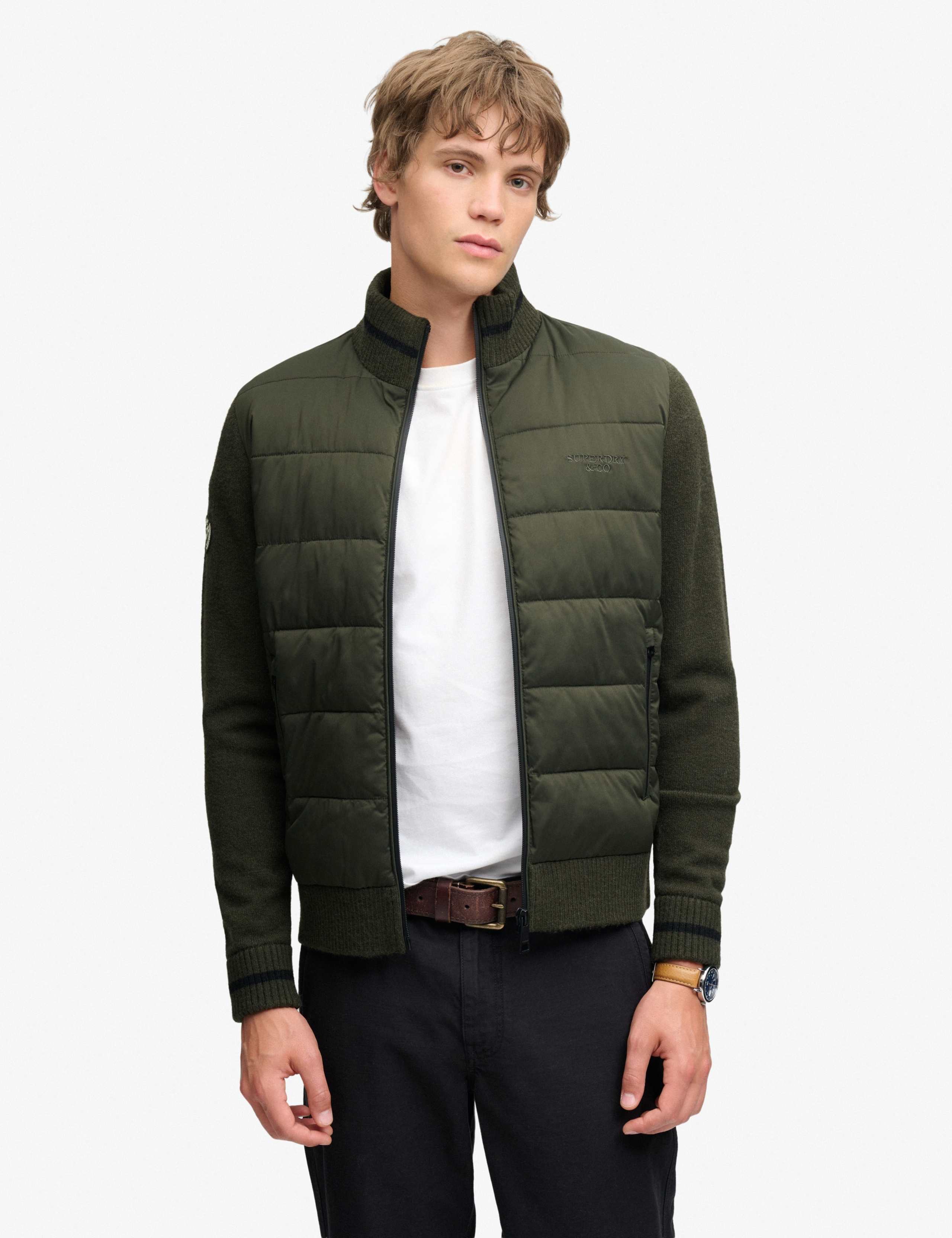 Hybrid High Neck Puffer Jacket