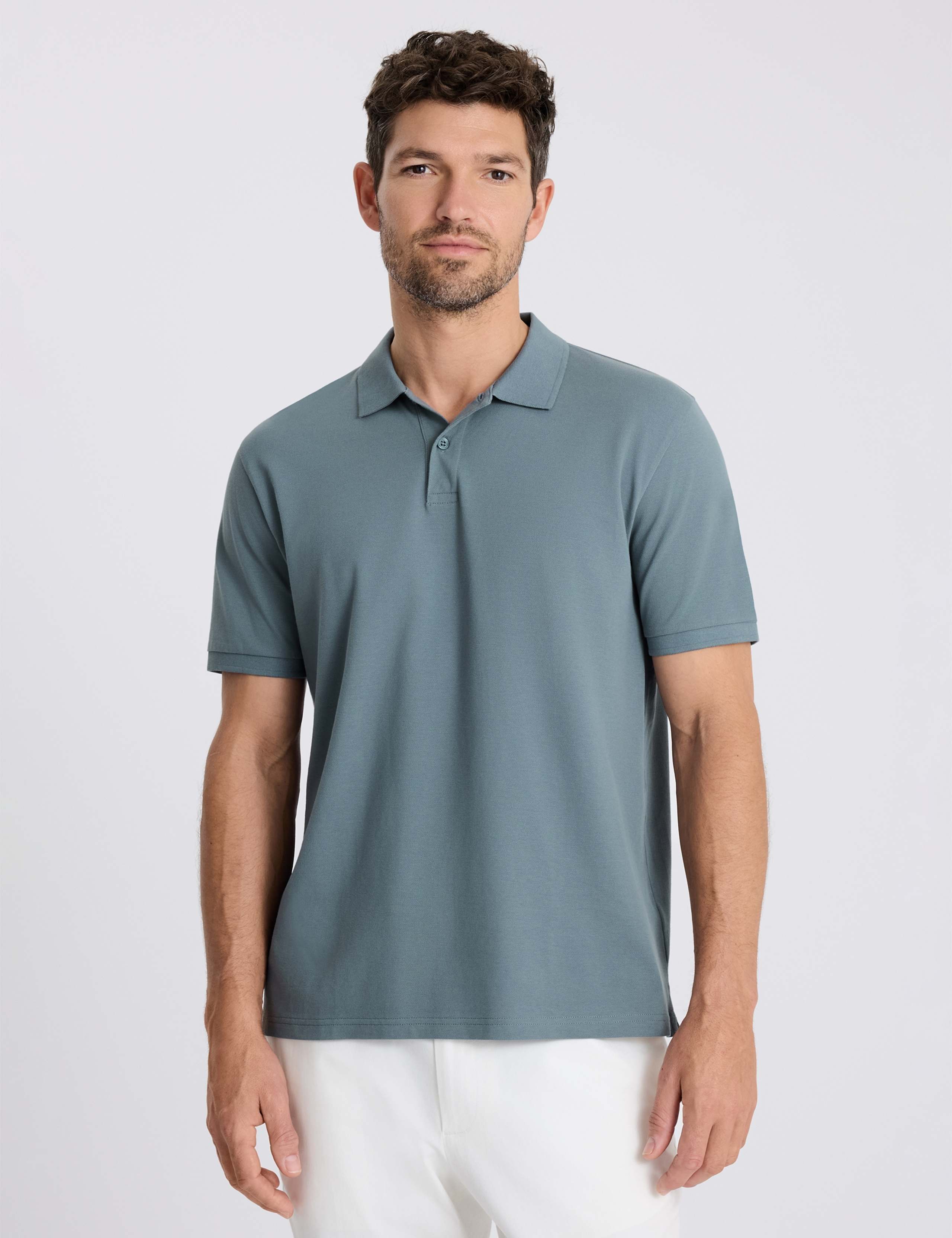 Cotton Rich Pique Polo Shirt