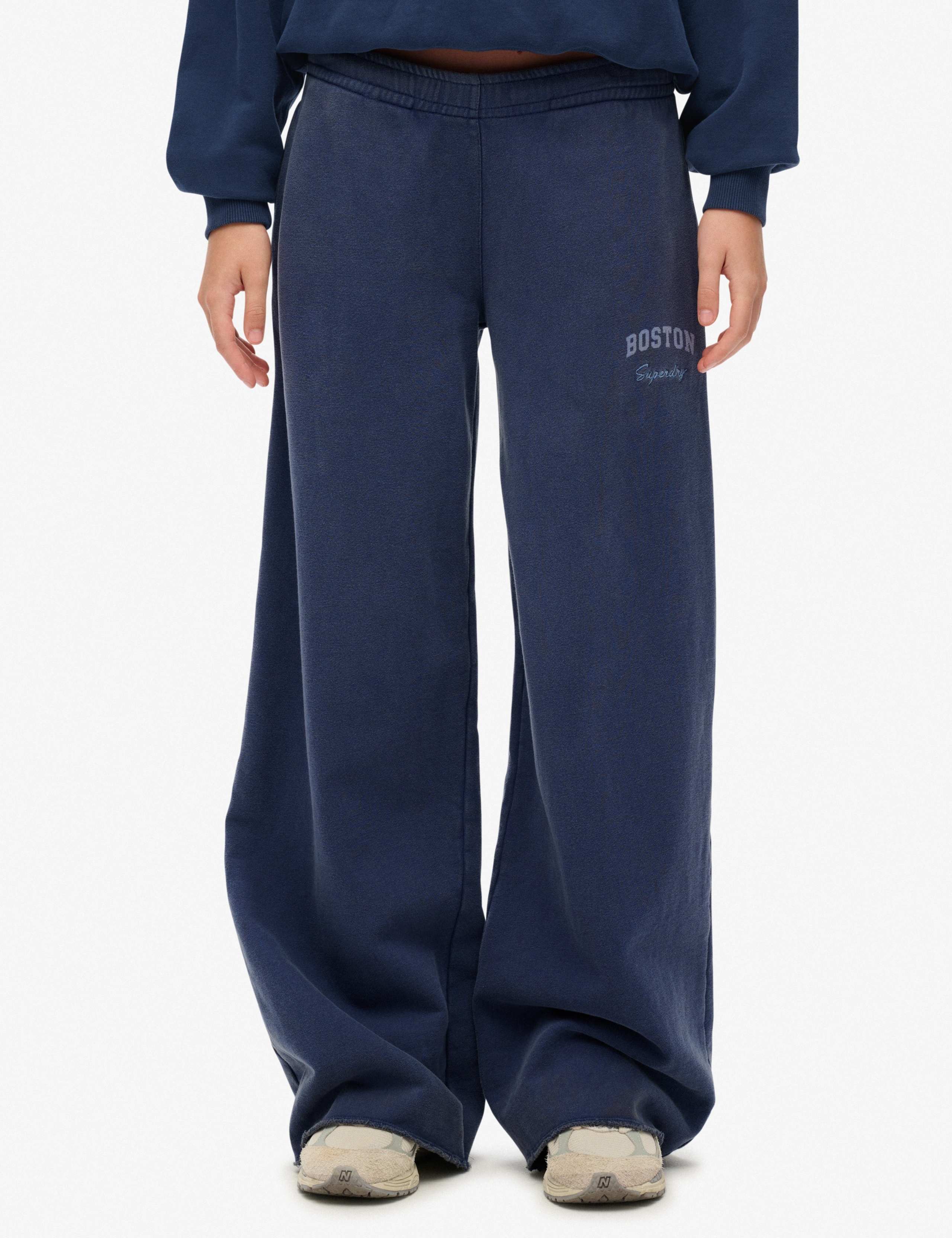 Pure Cotton Low Rise Slim Fit Flared Joggers