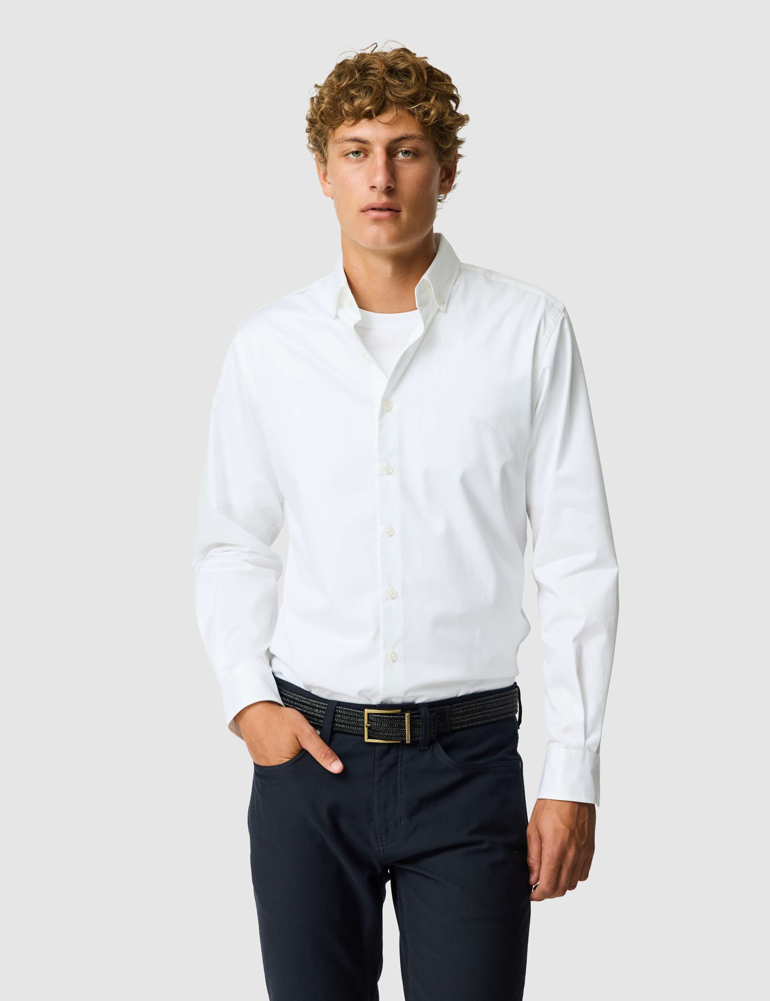 Slim Fit Pure Cotton Shirt