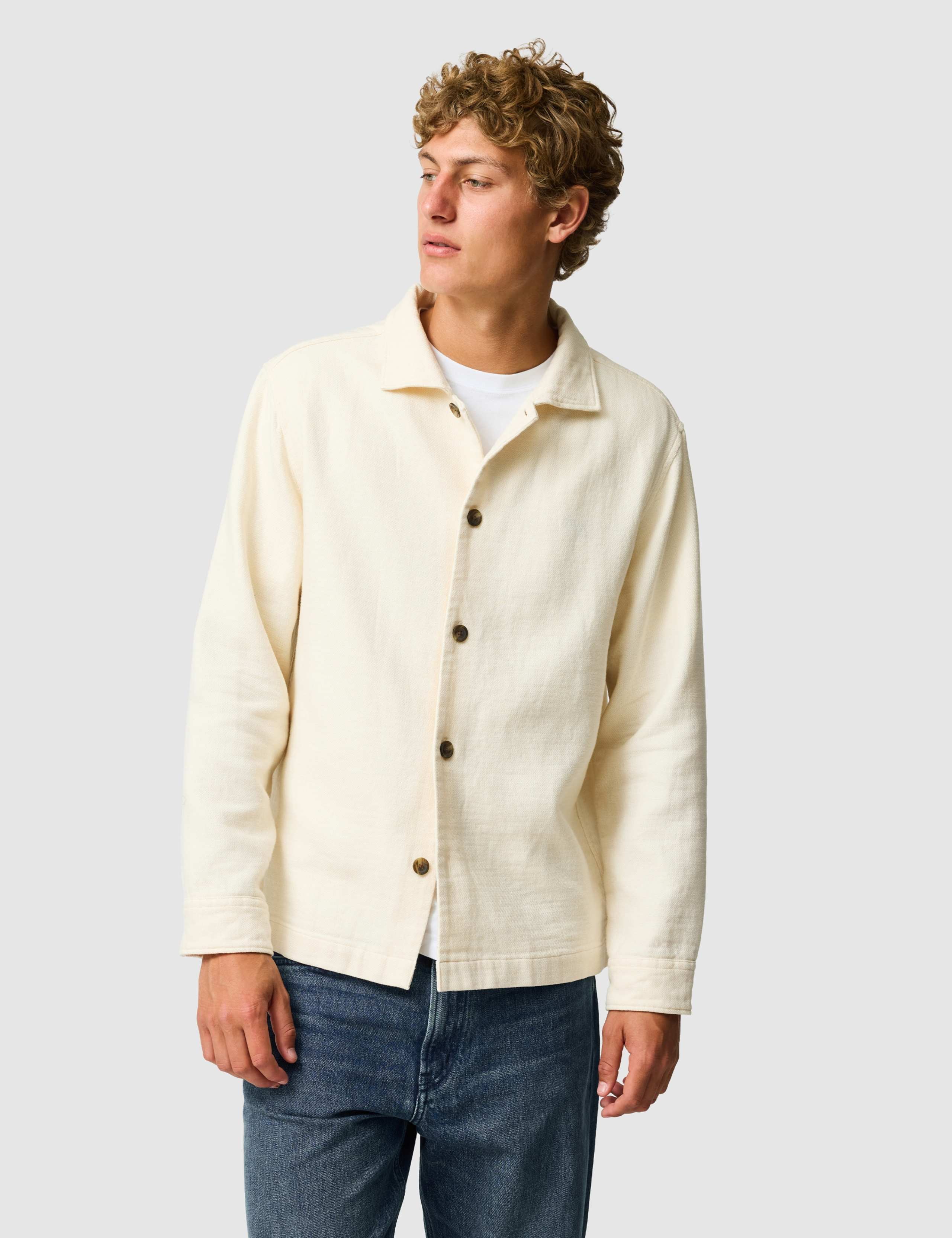 Relaxed Fit Pure Cotton Overshirt