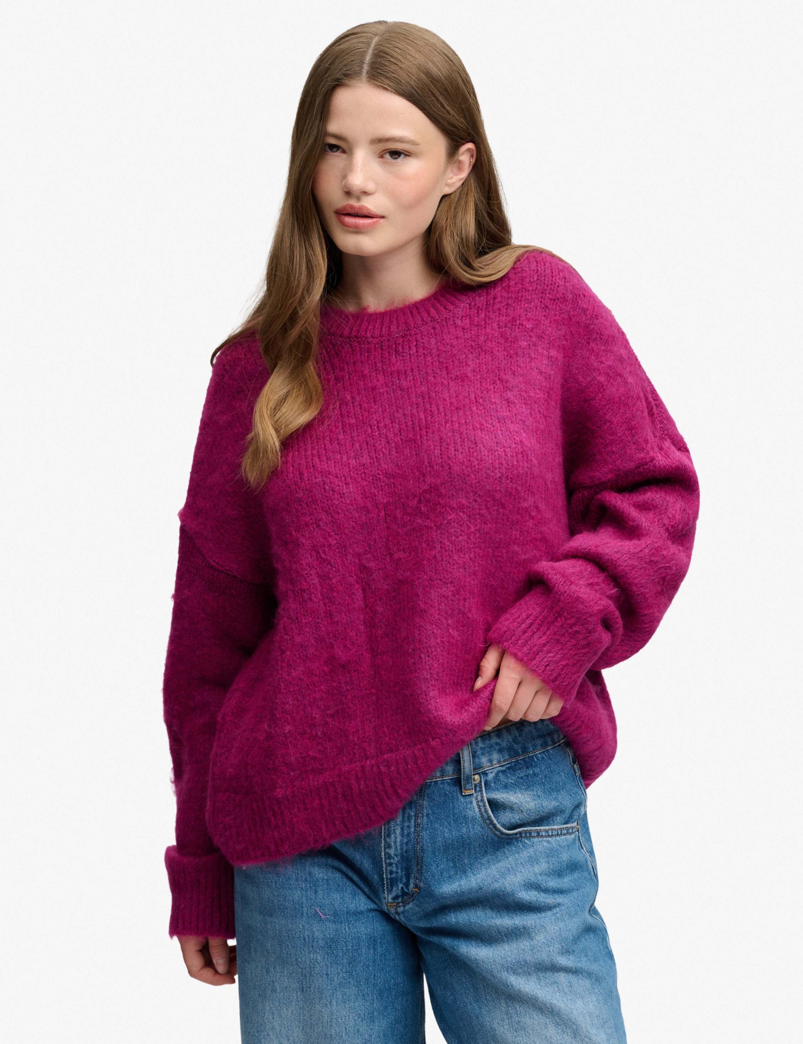 Slouchy Brushed Oversized Jumper