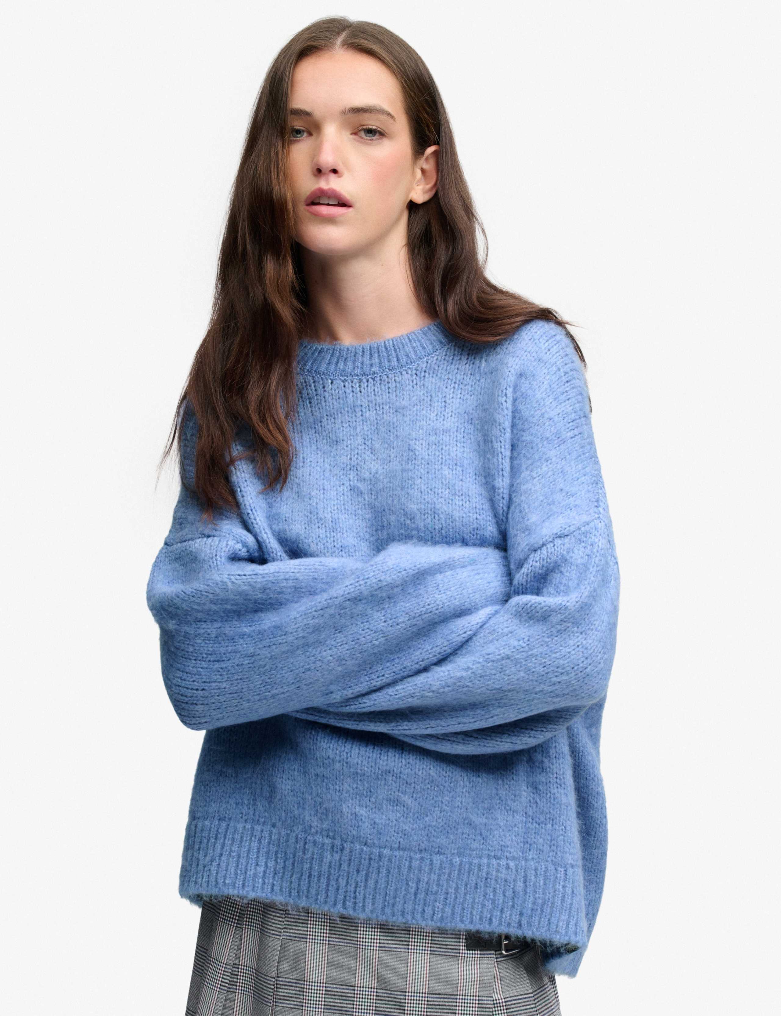 Slouchy Brushed Oversized Jumper