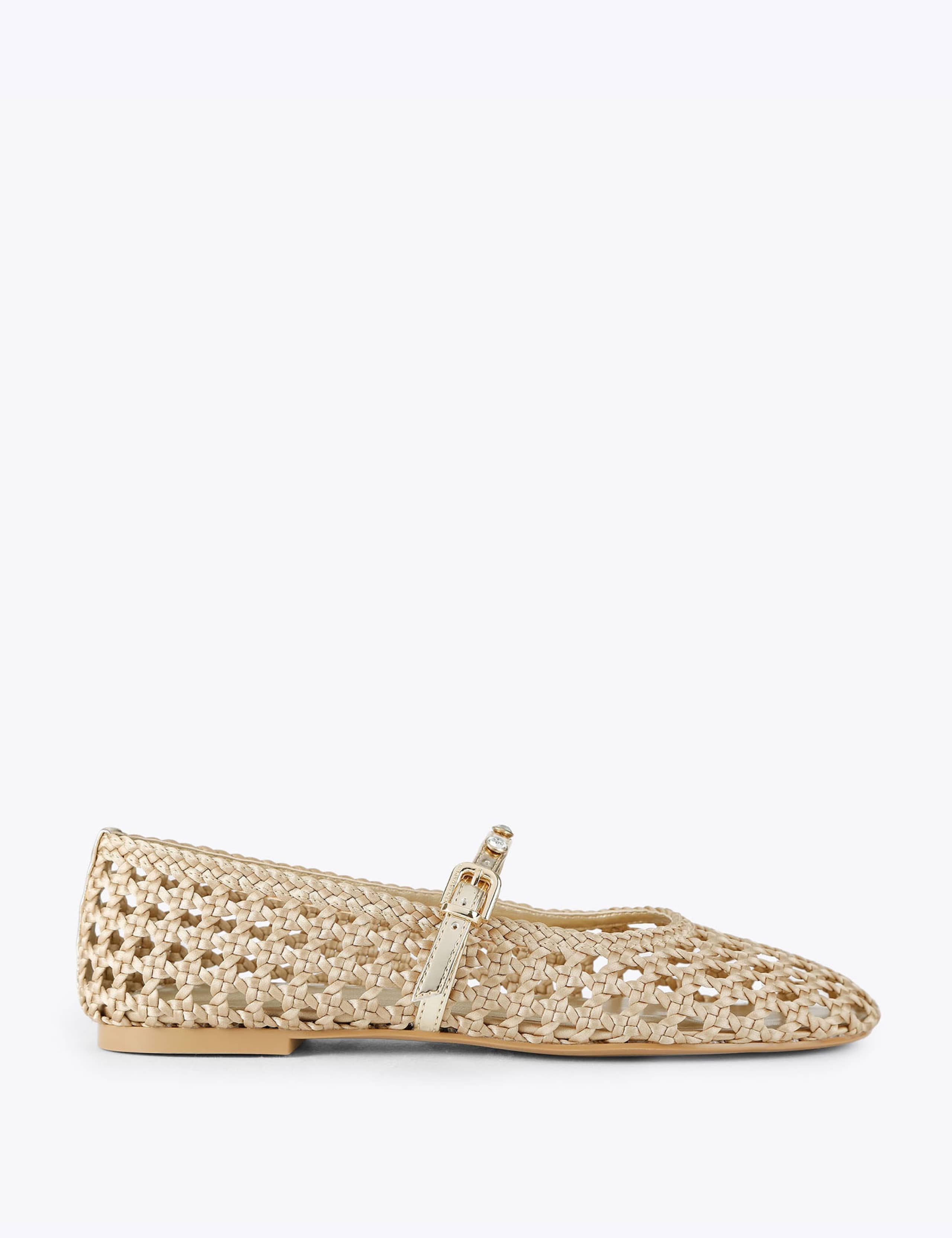 Braided Flat Ballet Pumps