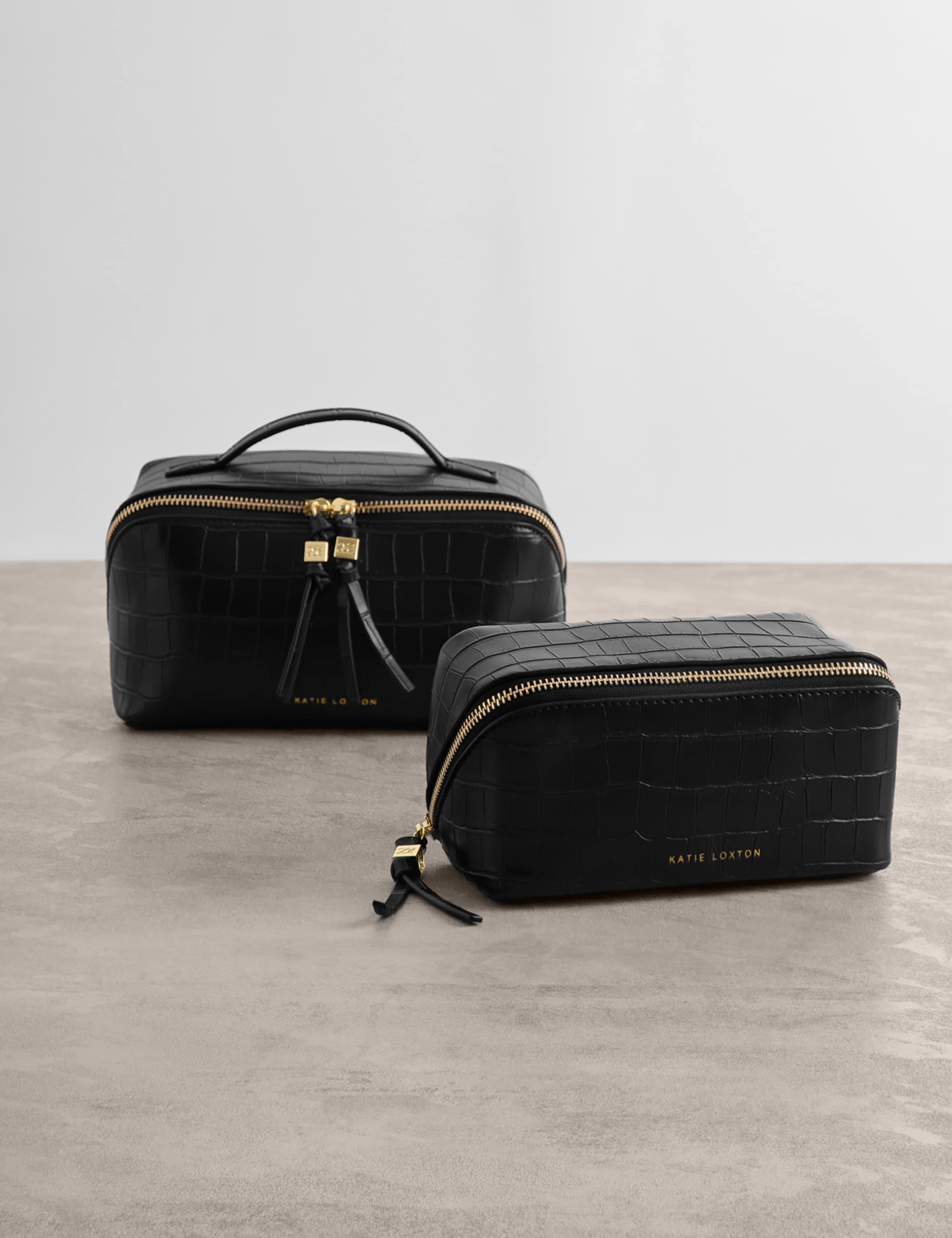Croc Effect Make Up Bag