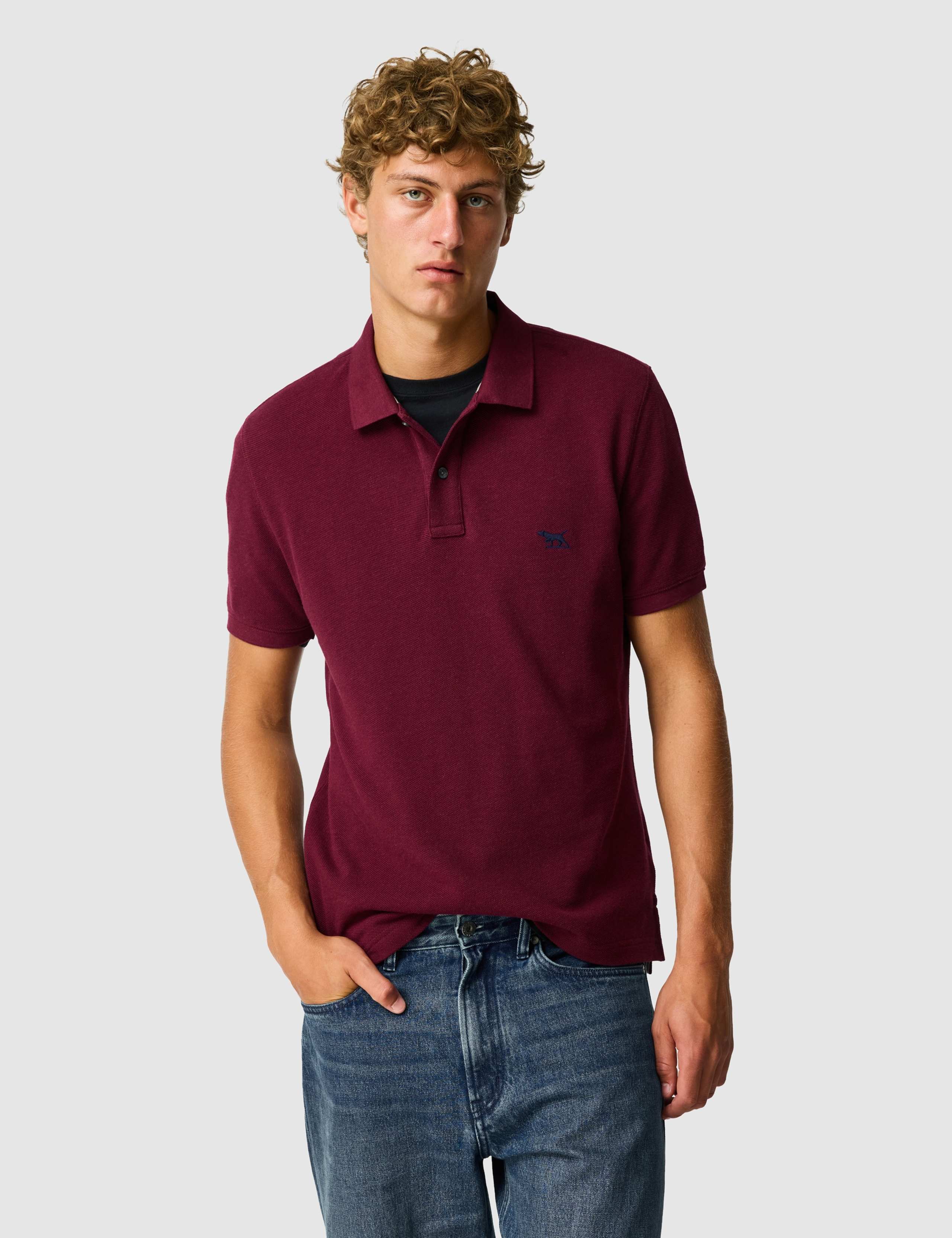Pure Cotton Pique Polo Shirt