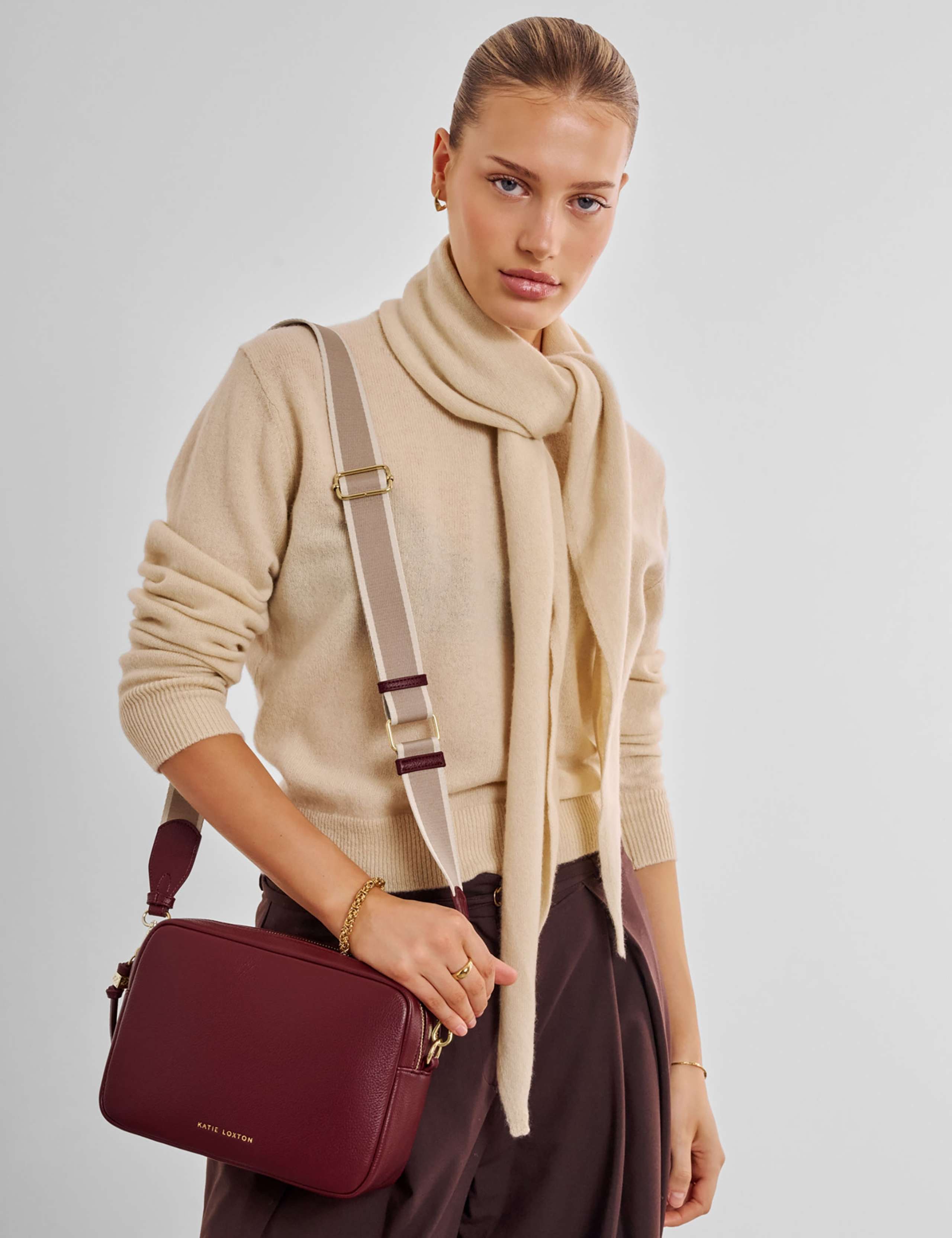 Faux Leather Cross Body Bag
