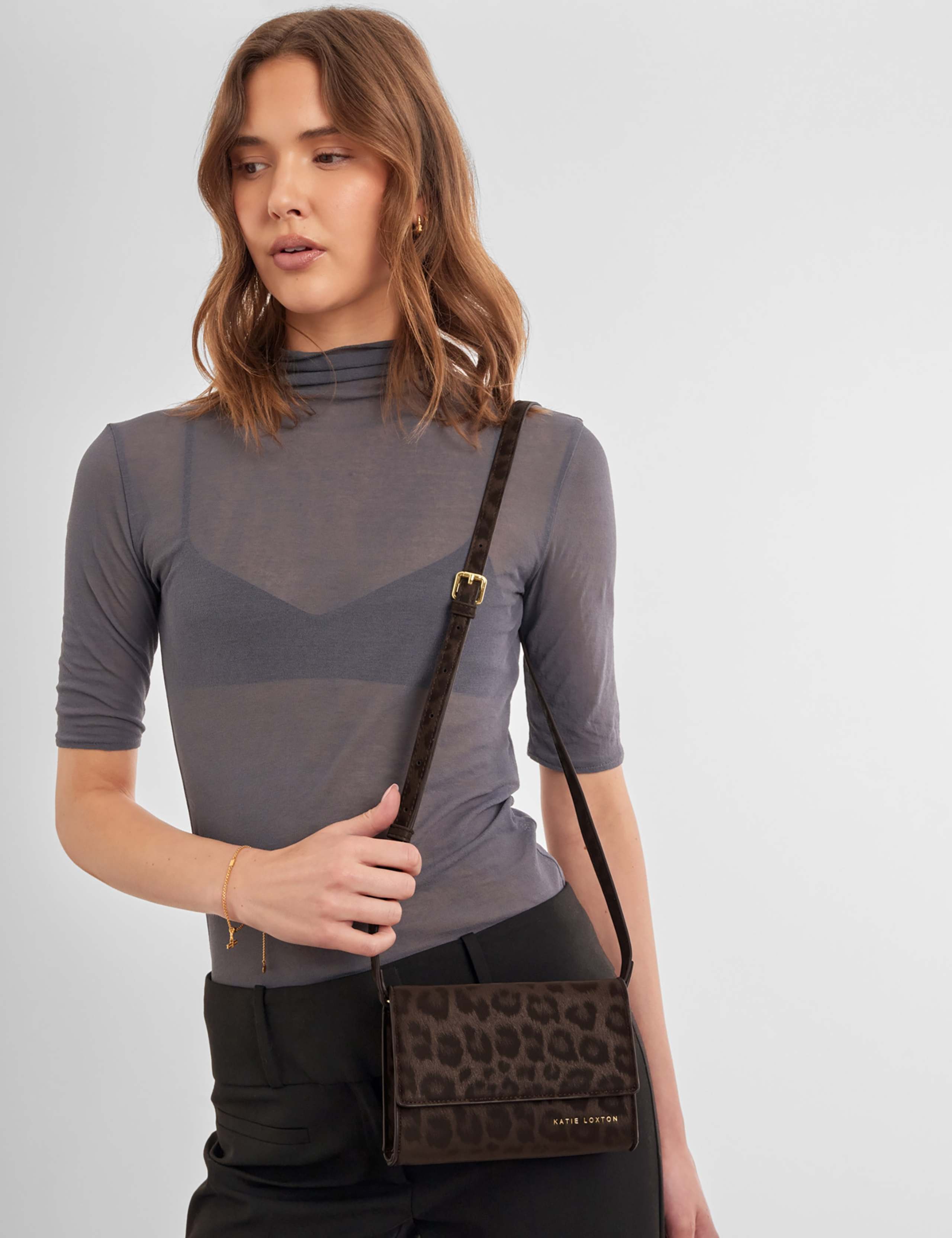Animal Print Cross Body Bag