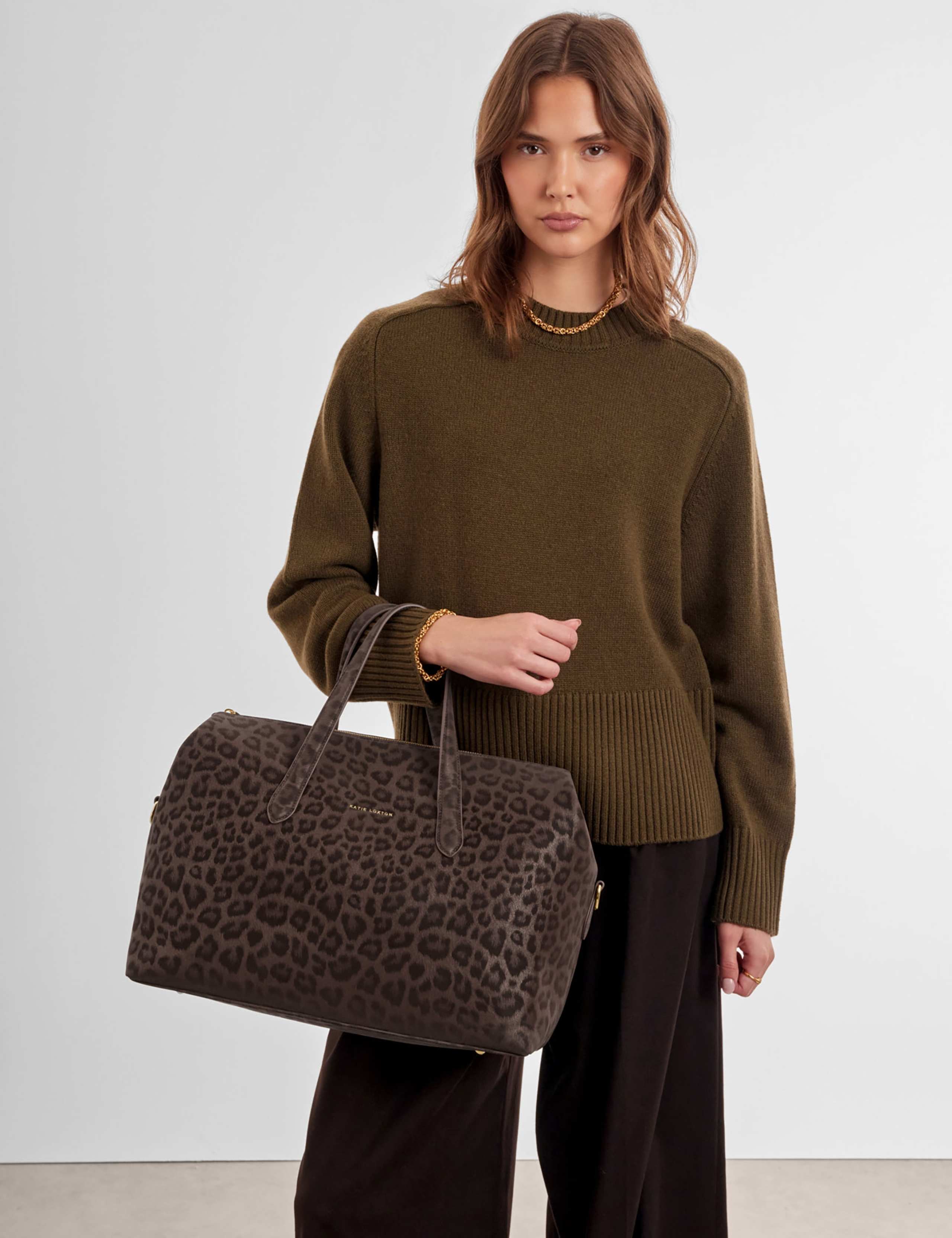 Animal Print Weekend Bag