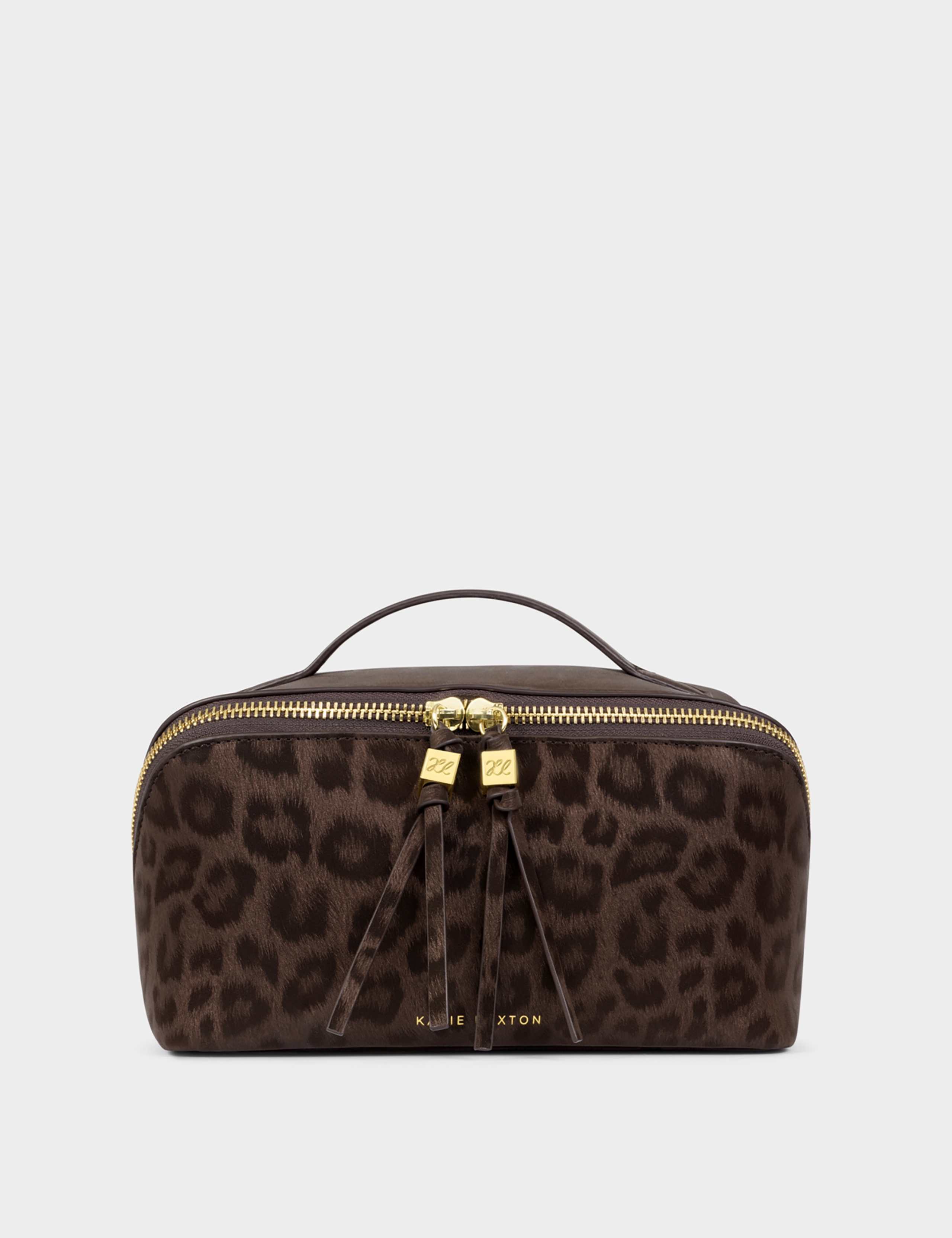 Leopard Print Makeup Bag