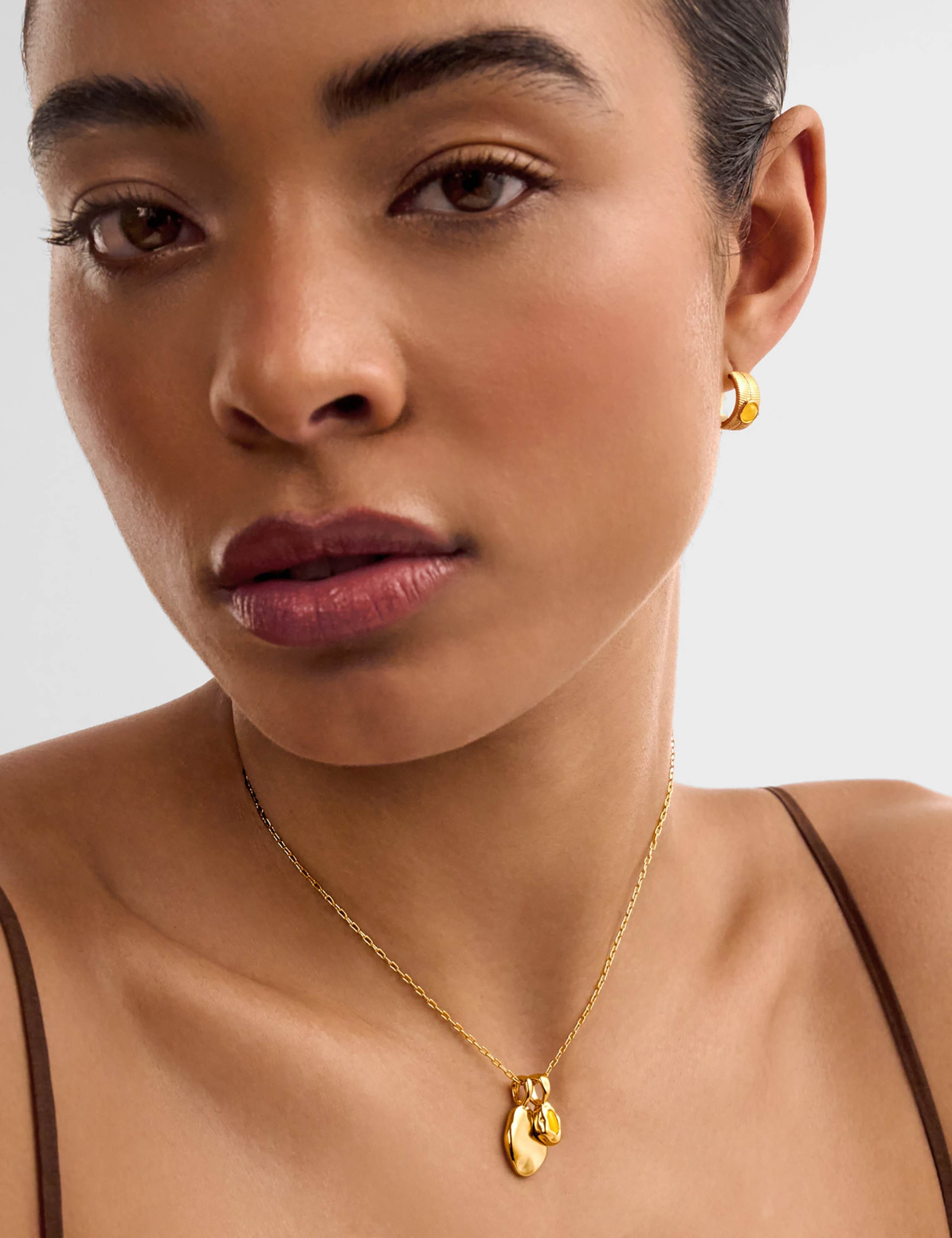 November Birthstone Yellow Quartz Necklace
