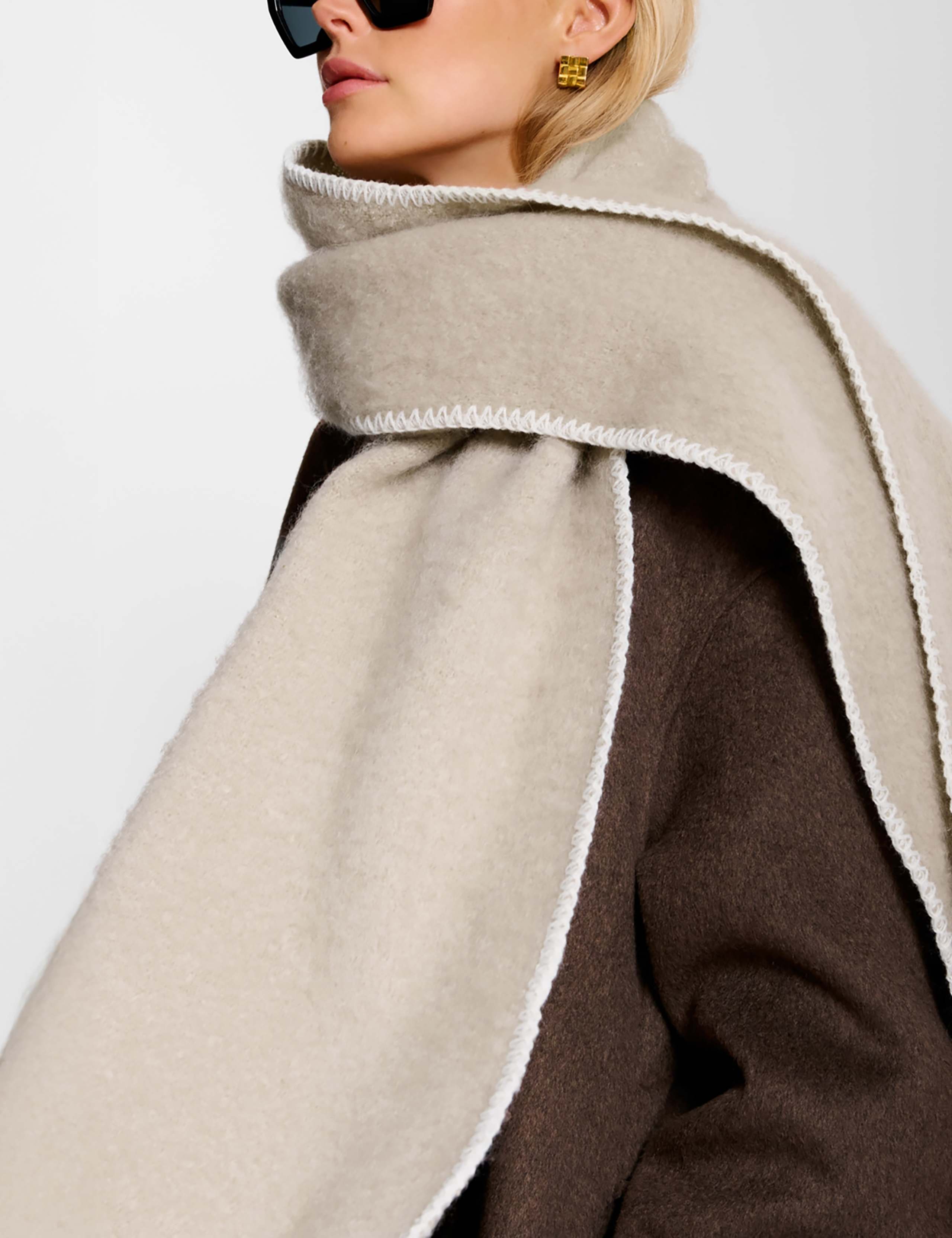 Brushed Whipstitch Scarf