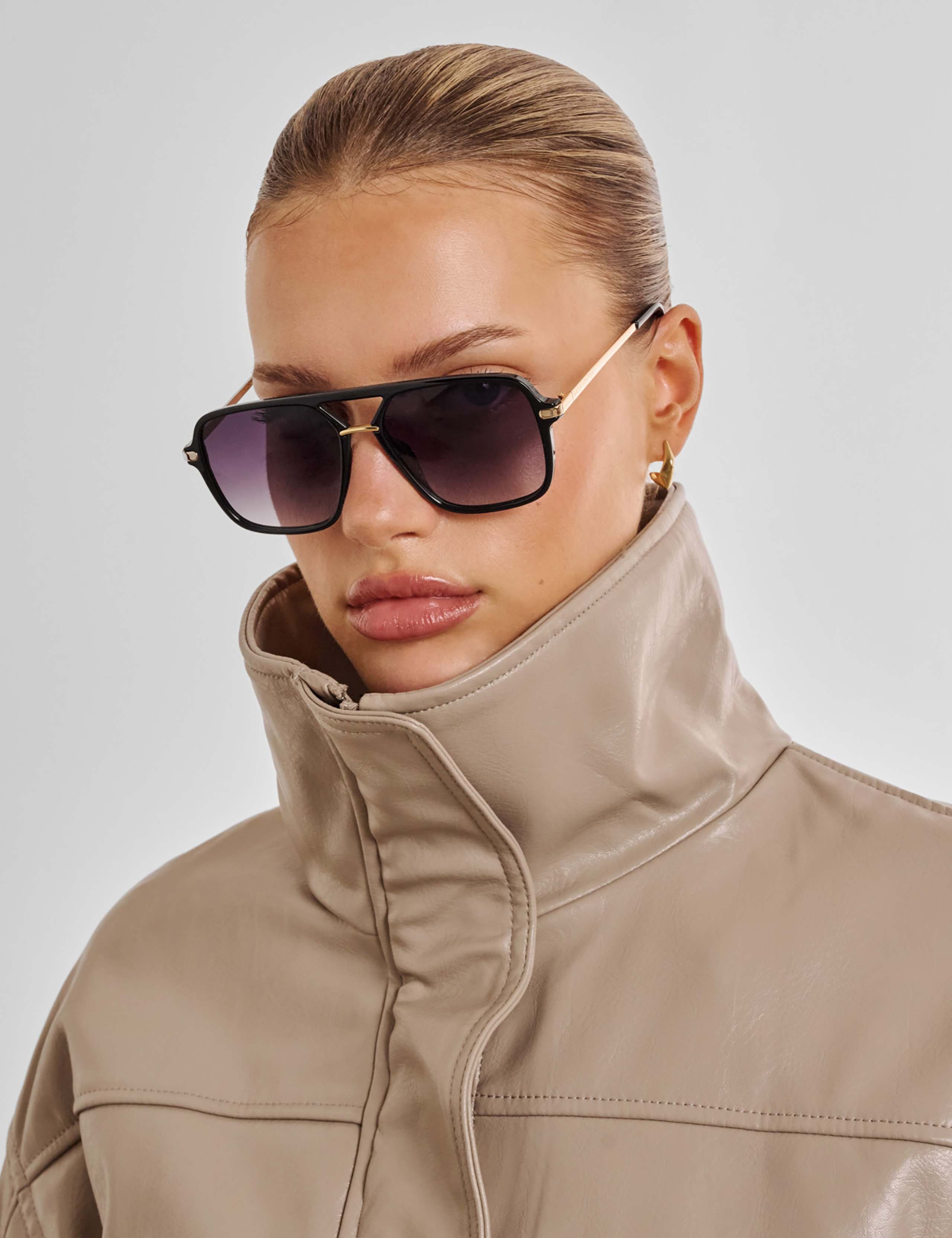 Square Aviator Sunglasses