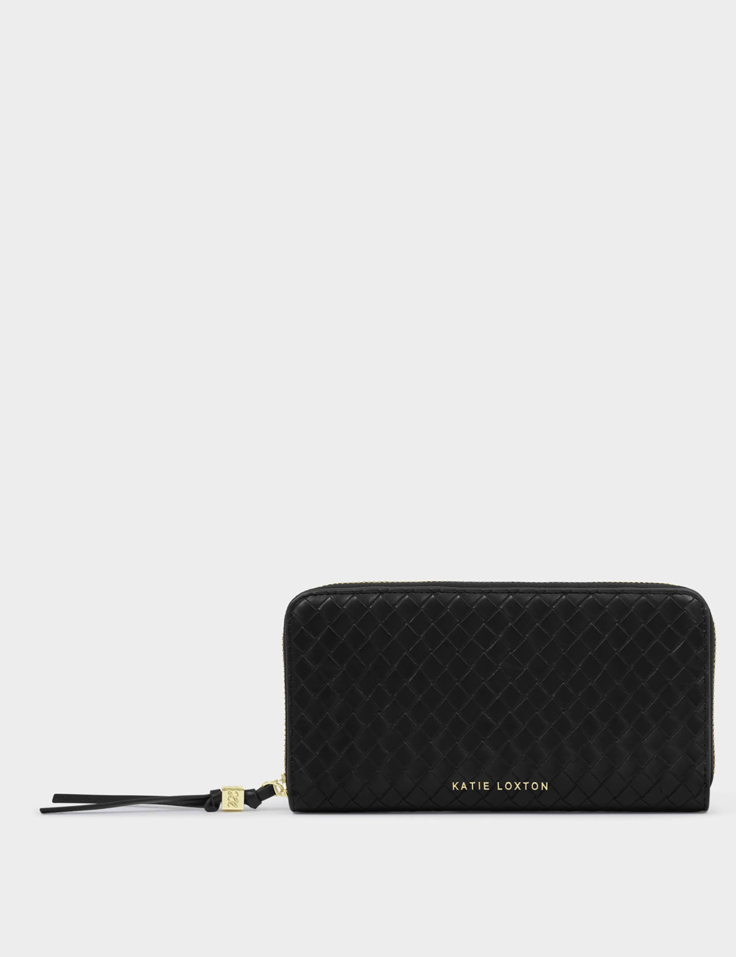 Faux Leather Weave Purse