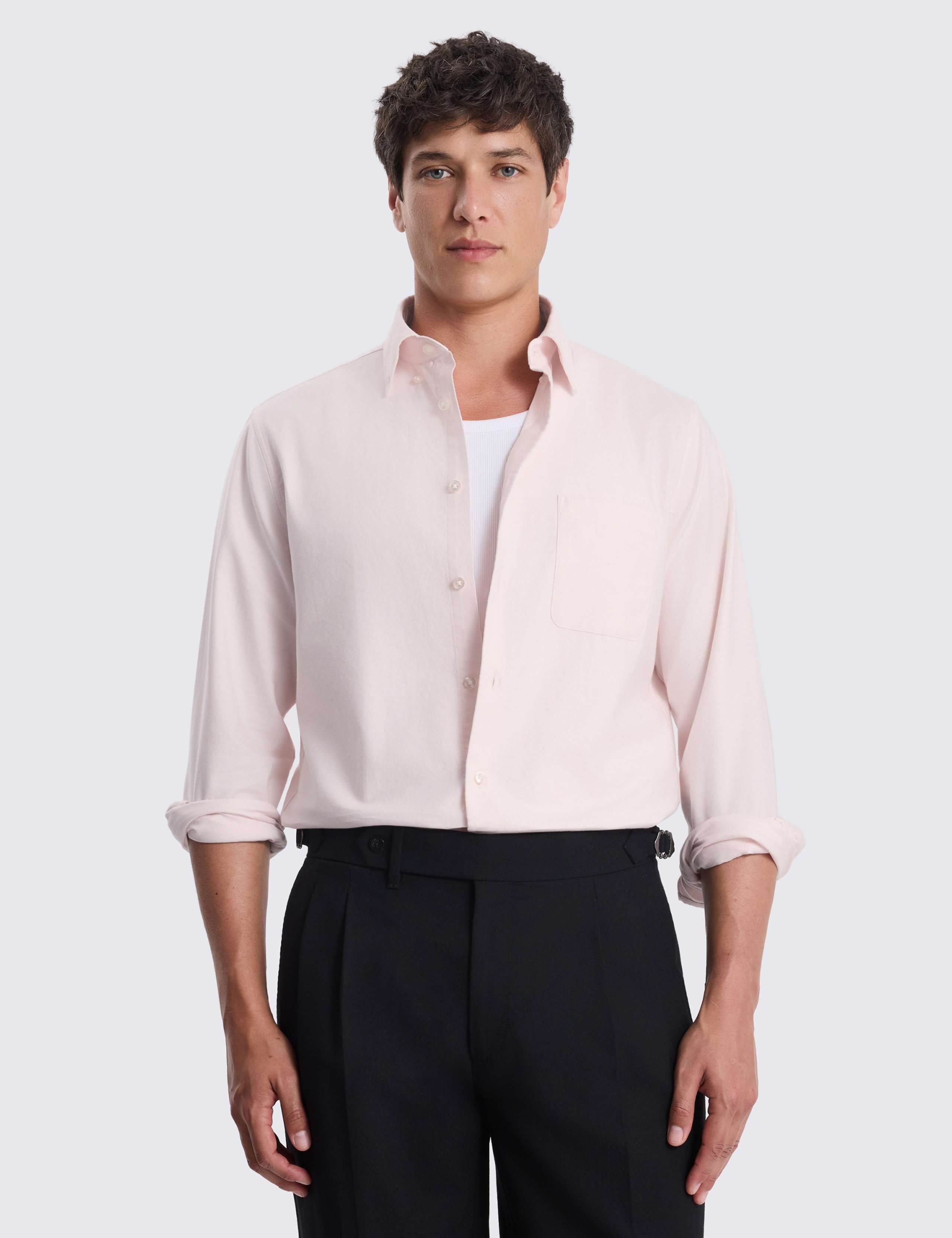 Pure Cotton Washed Oxford Shirt