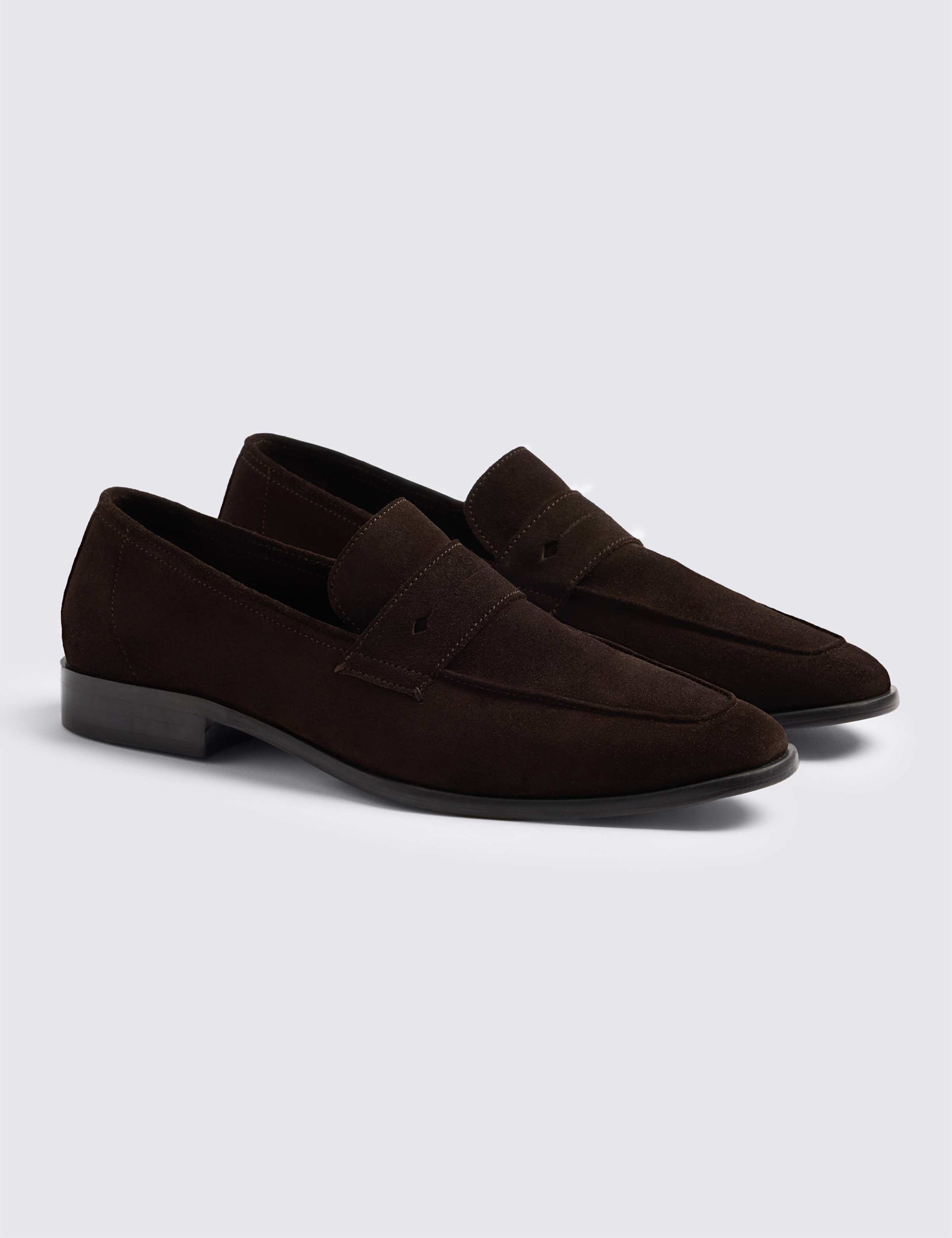 Suede Loafers