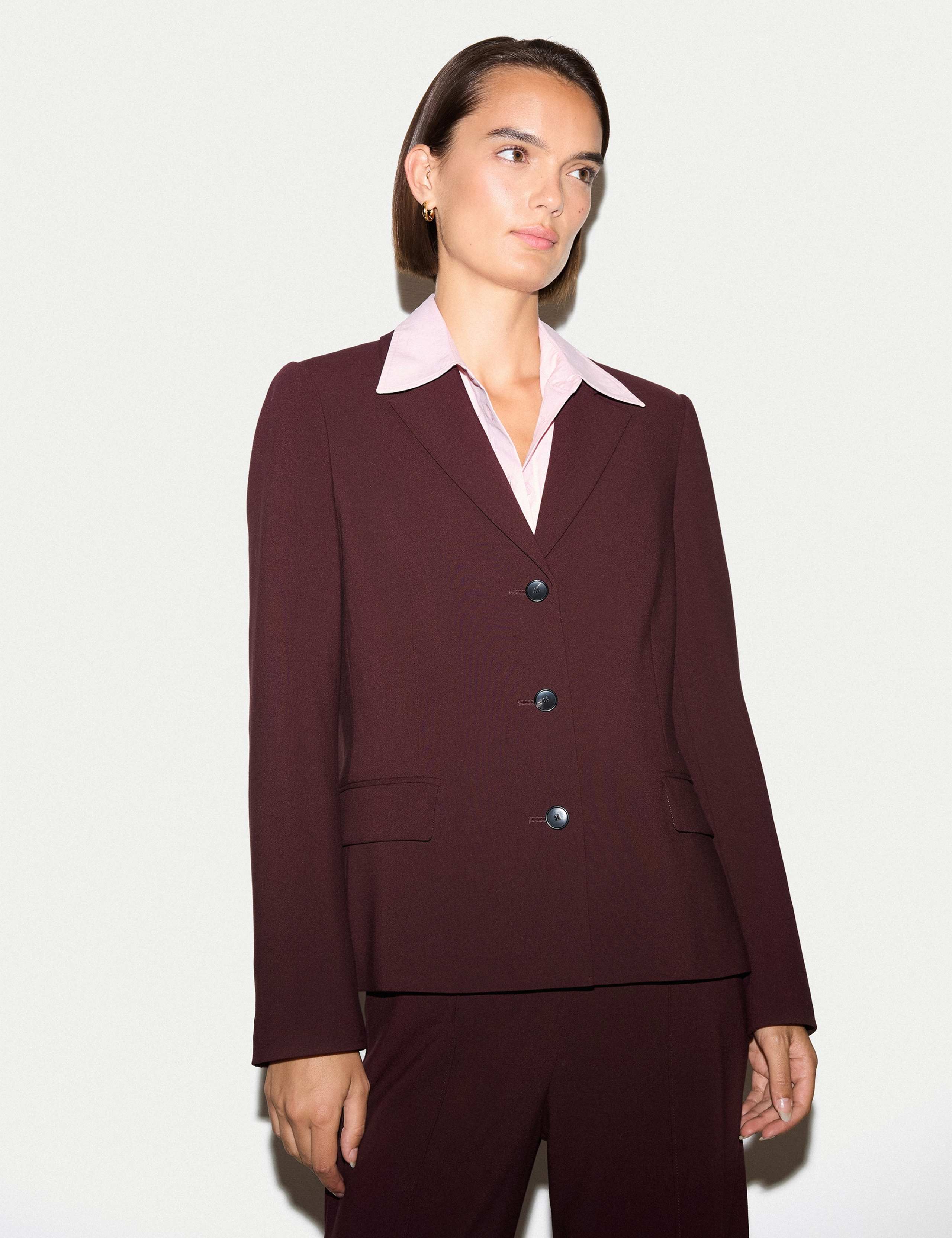 Crepe Tailored Blazer