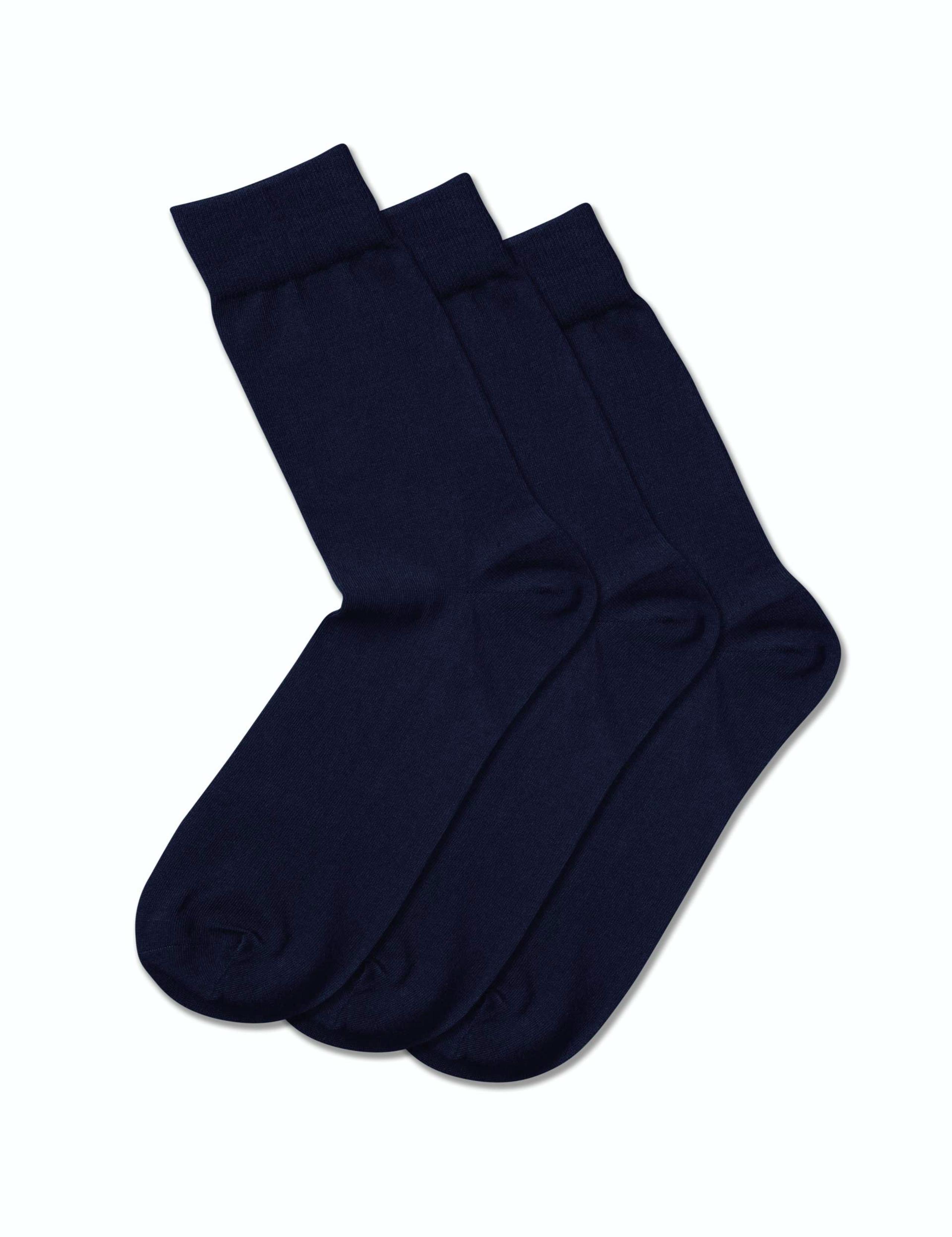 3pk Cushioned Cotton Rich Socks
