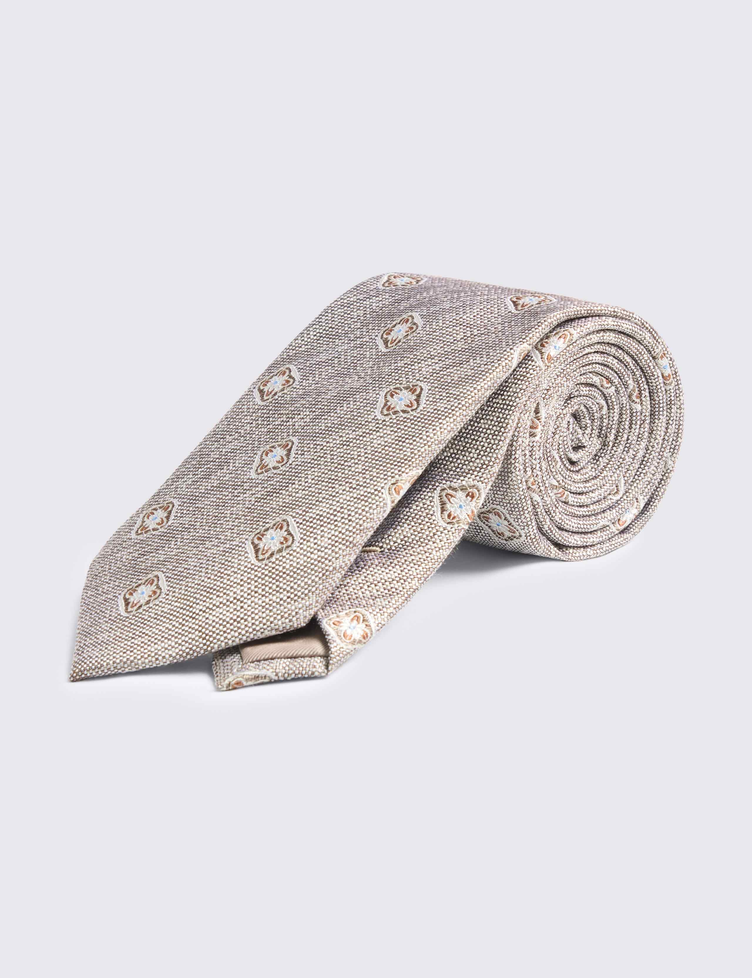 Geometric Silk Rich Tie