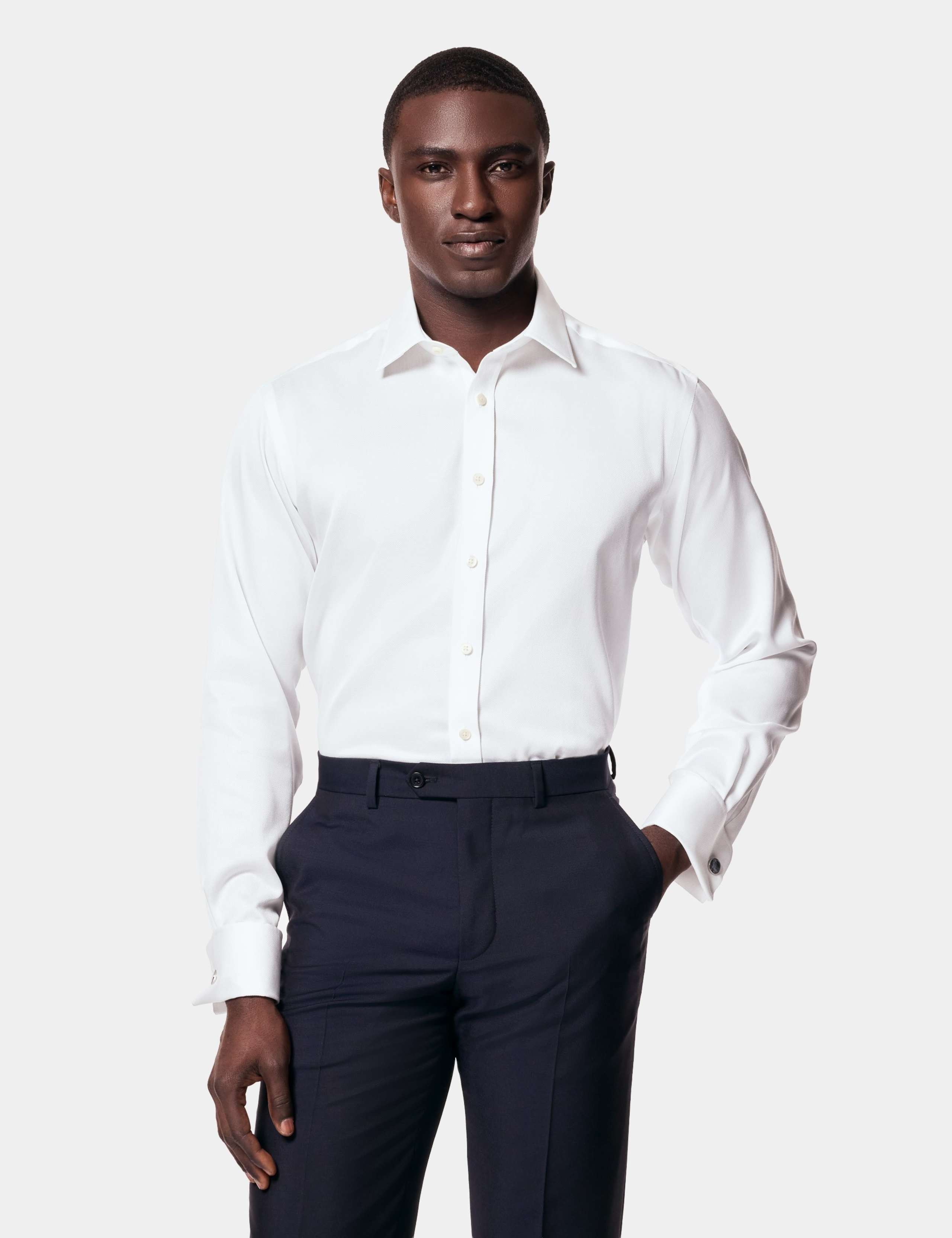 Regular Fit Non Iron Pique Shirt