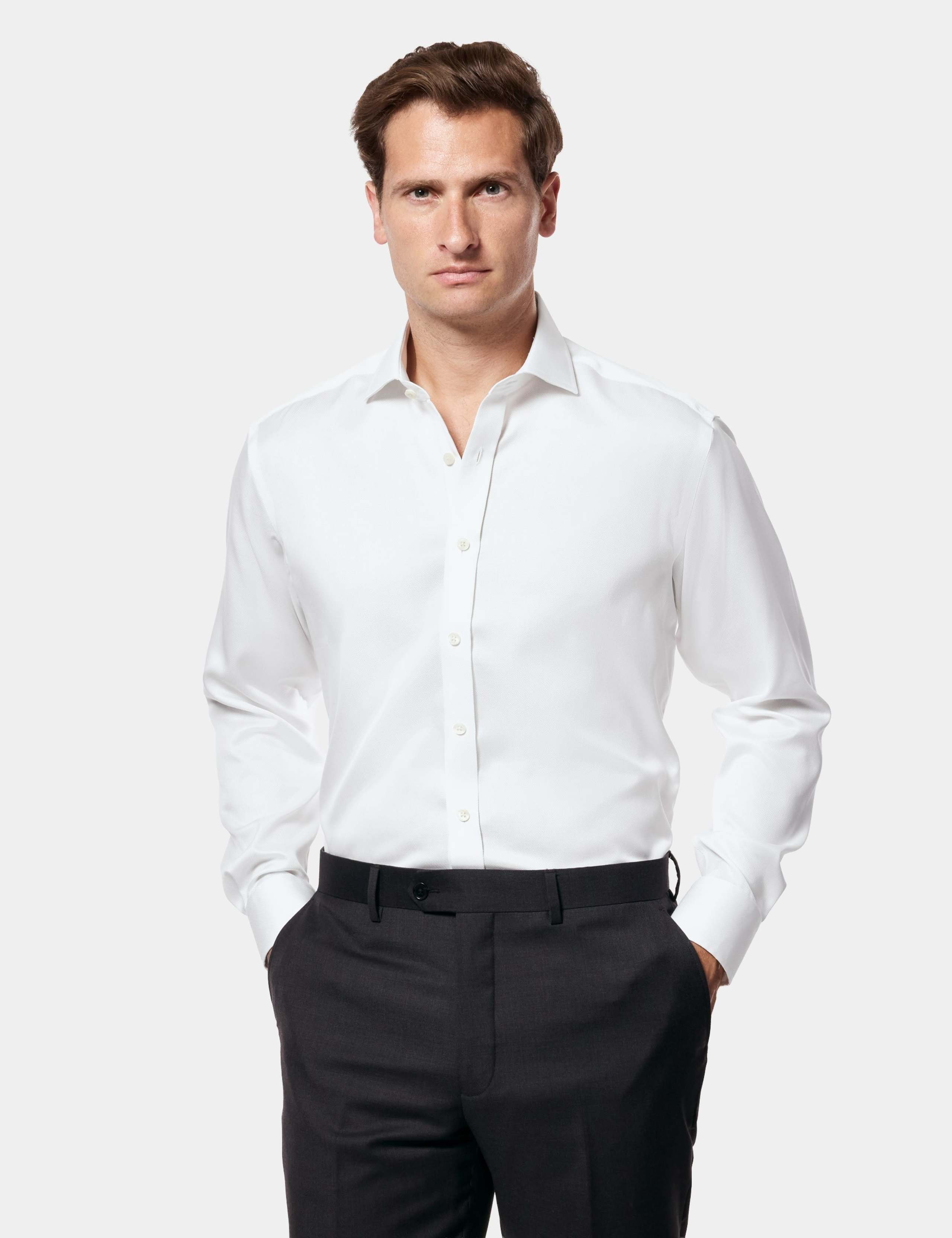 Regular Fit Non Iron Pique Shirt