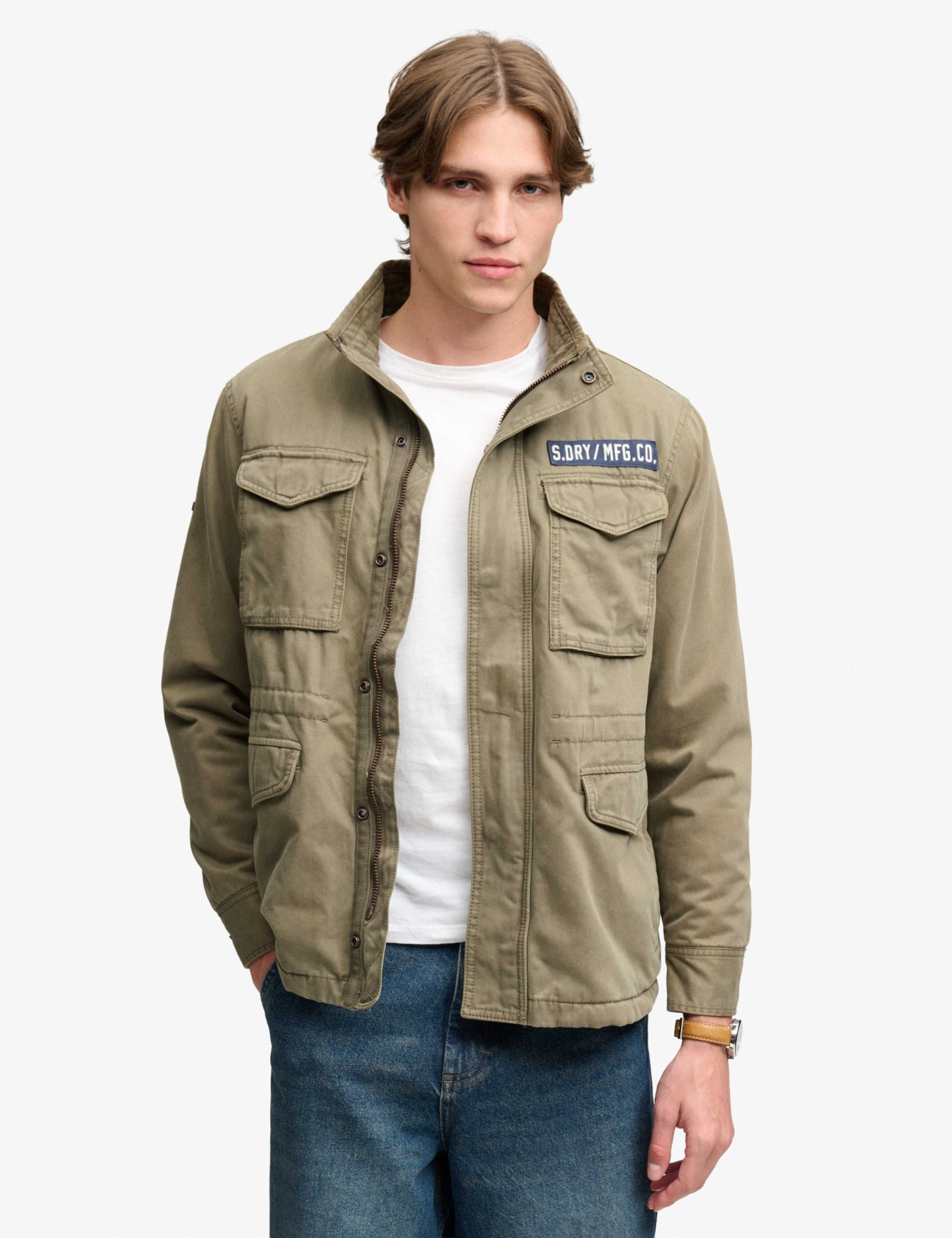 Pure Cotton Borg Lined Utility Jacket