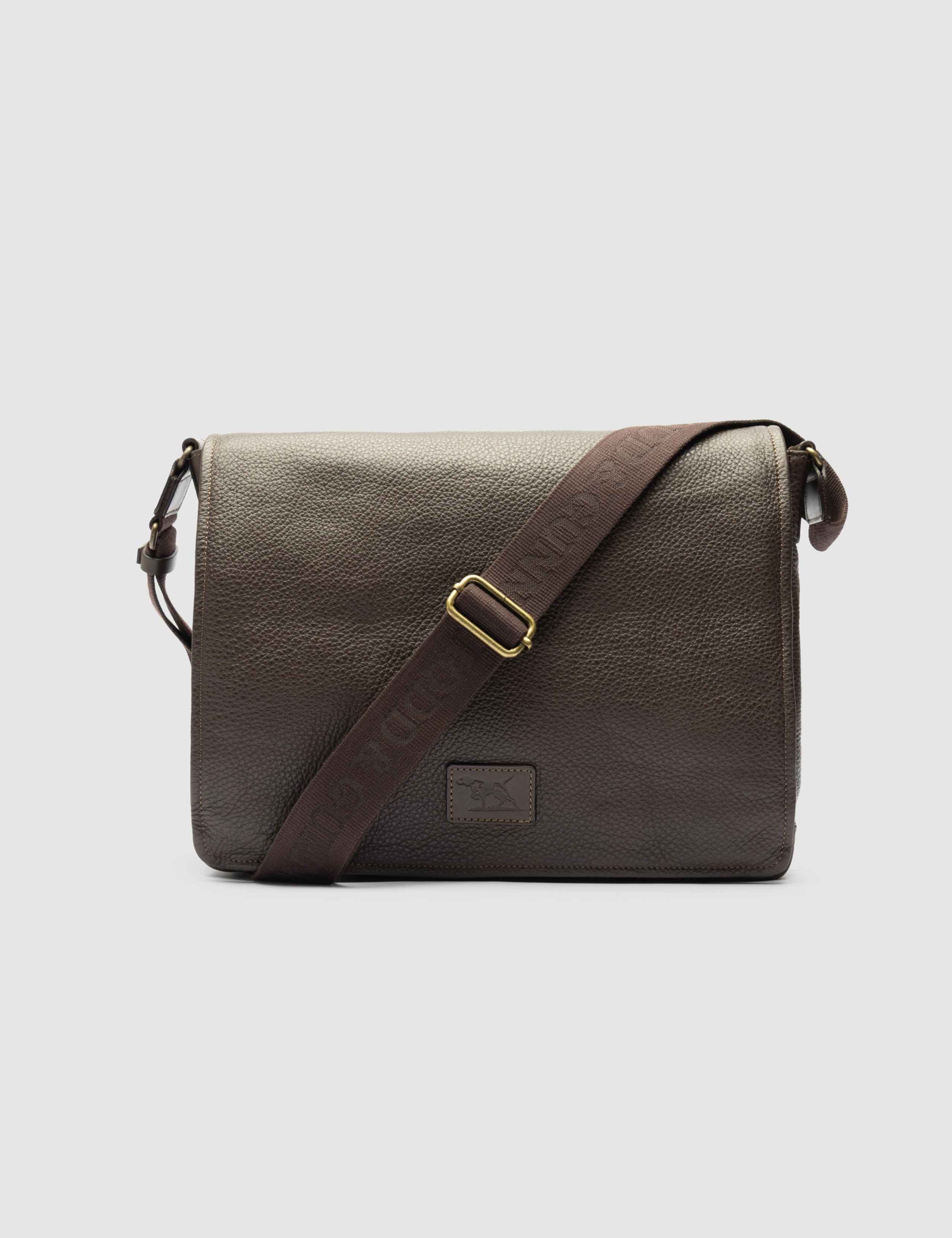 Leather Messenger Bag