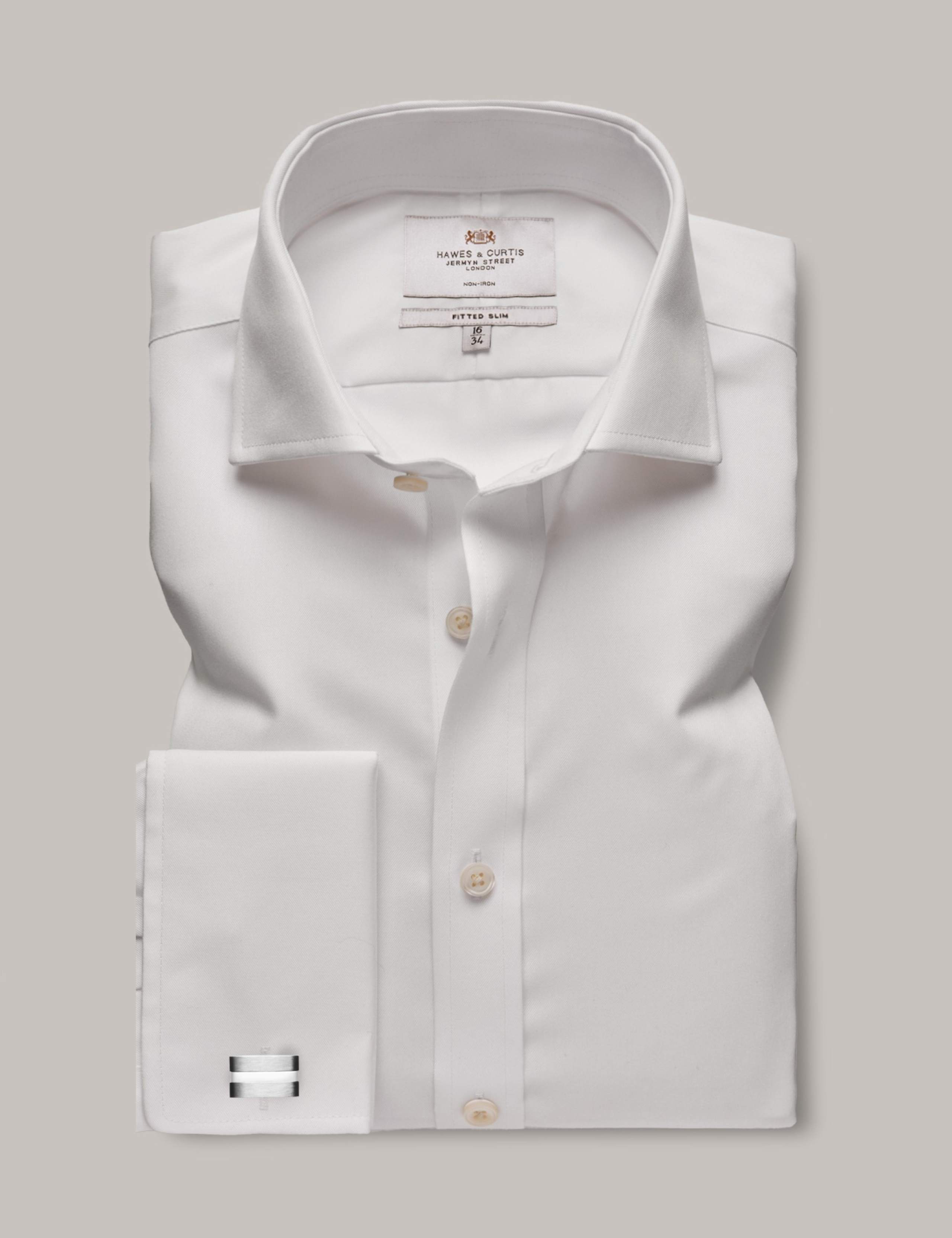 Slim Fit Non Iron Cutaway Collar Shirt