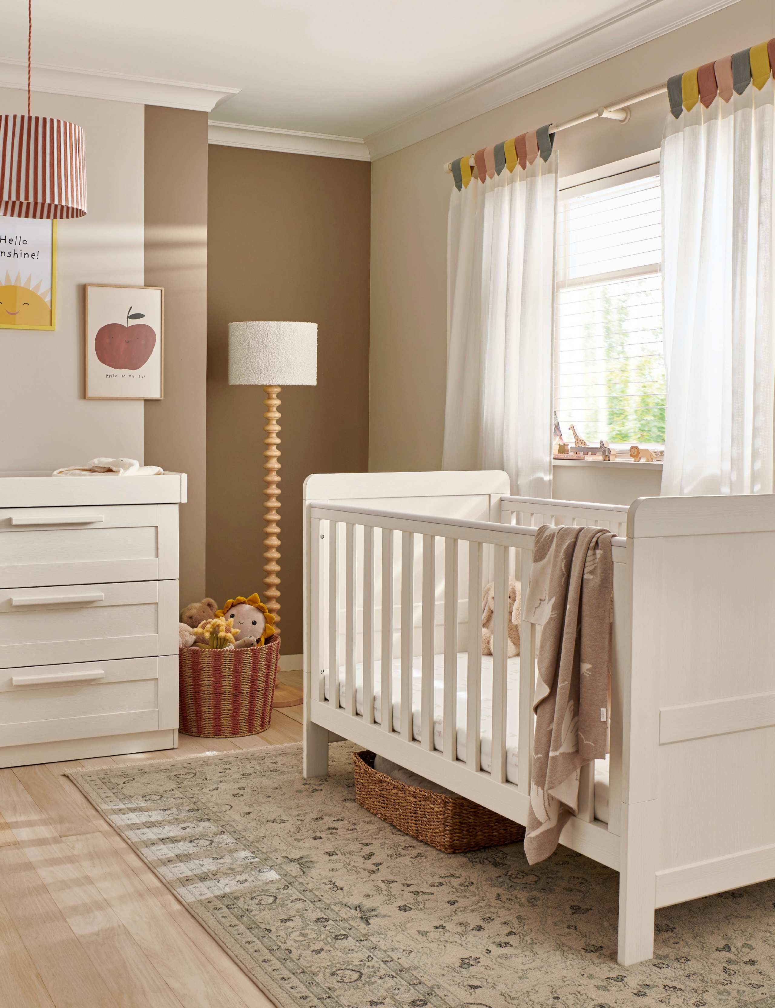 Atlas 2 Piece Cot Bed & Dresser Set