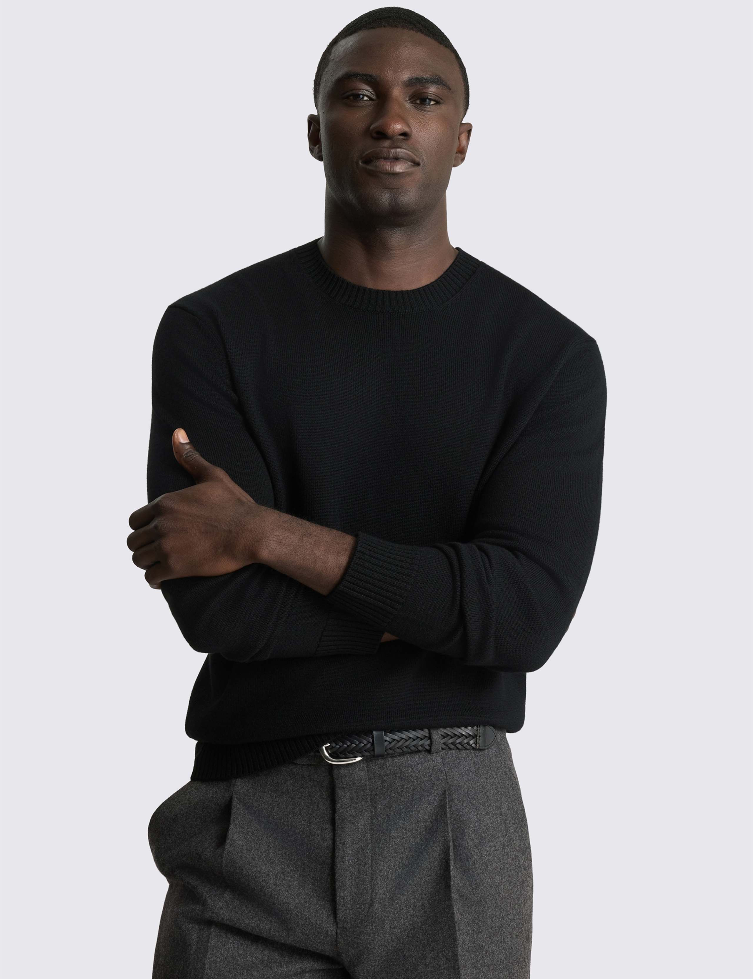 Pure Merino Wool Crew Neck Jumper