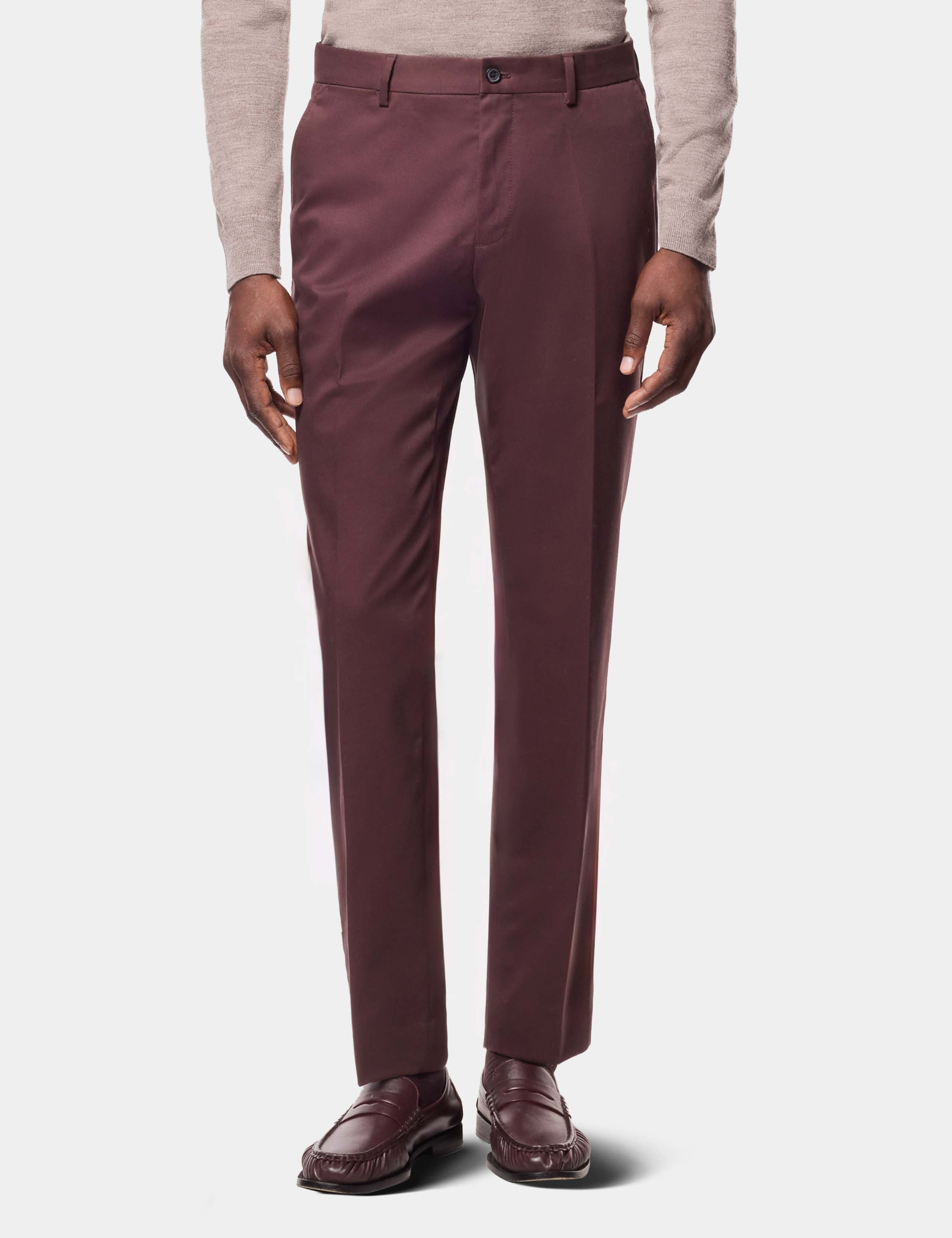 Regular Fit Easy-Iron Brushed Twill Chinos
