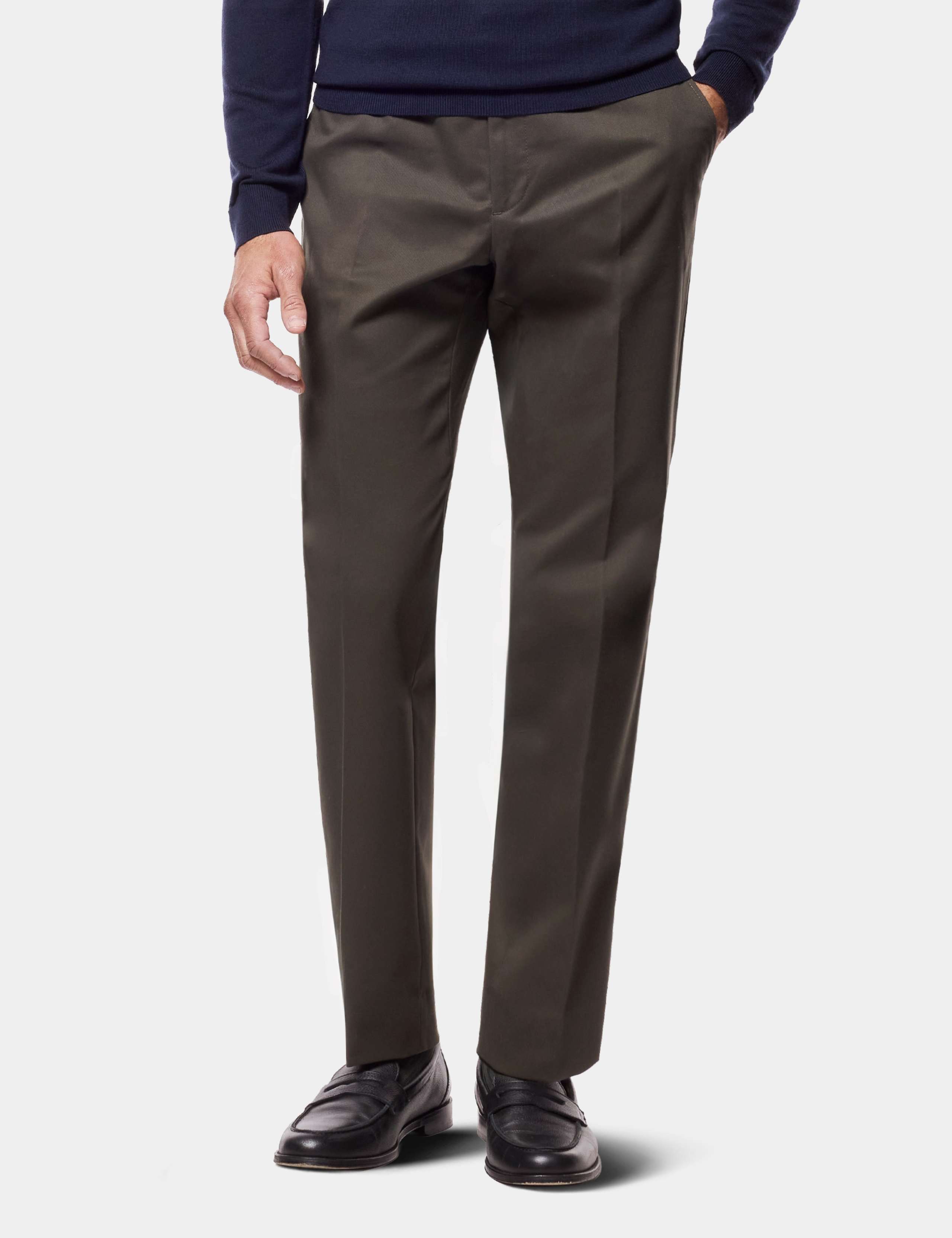 Regular Fit Easy-Iron Brushed Twill Chinos