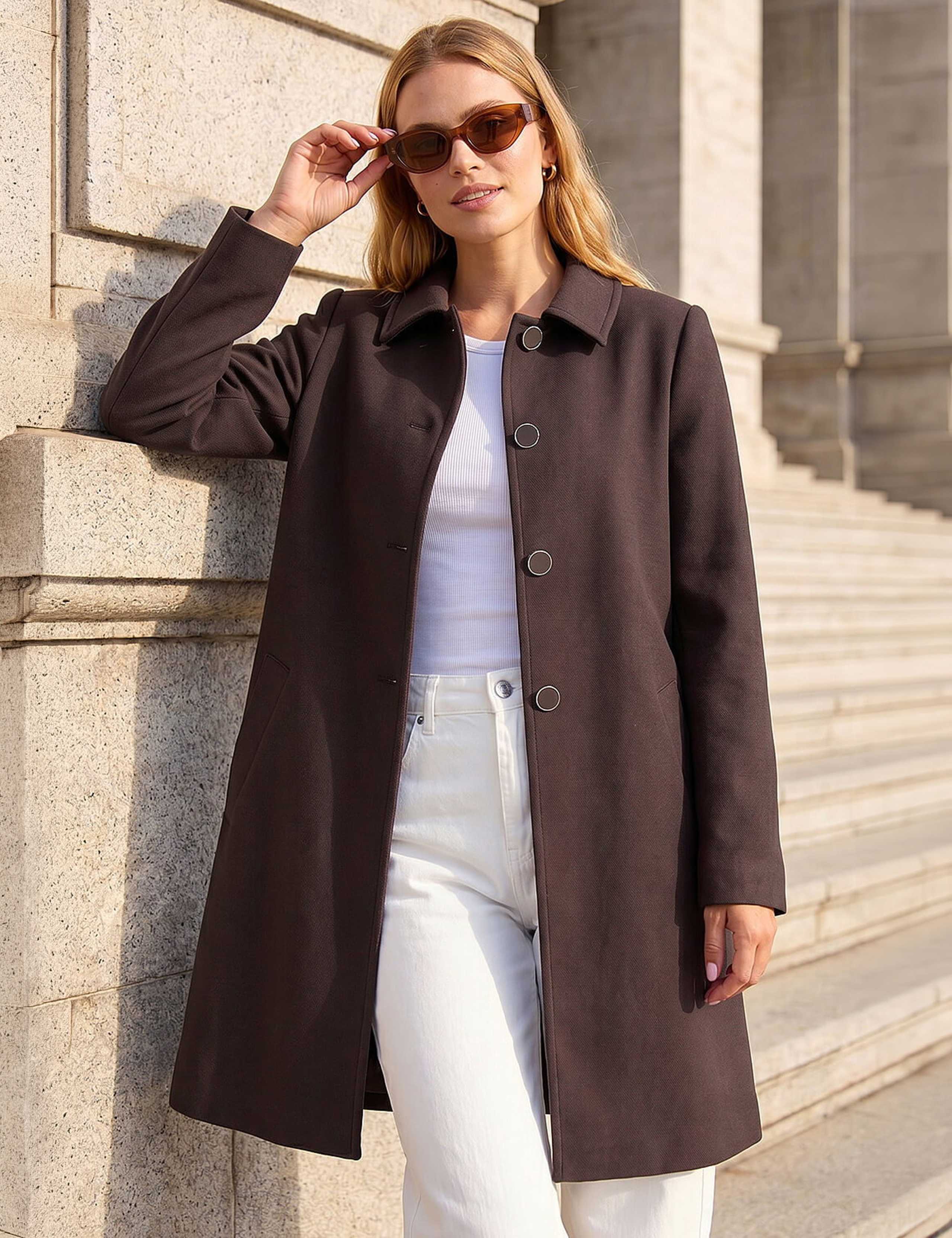 Tailored Swing Coat