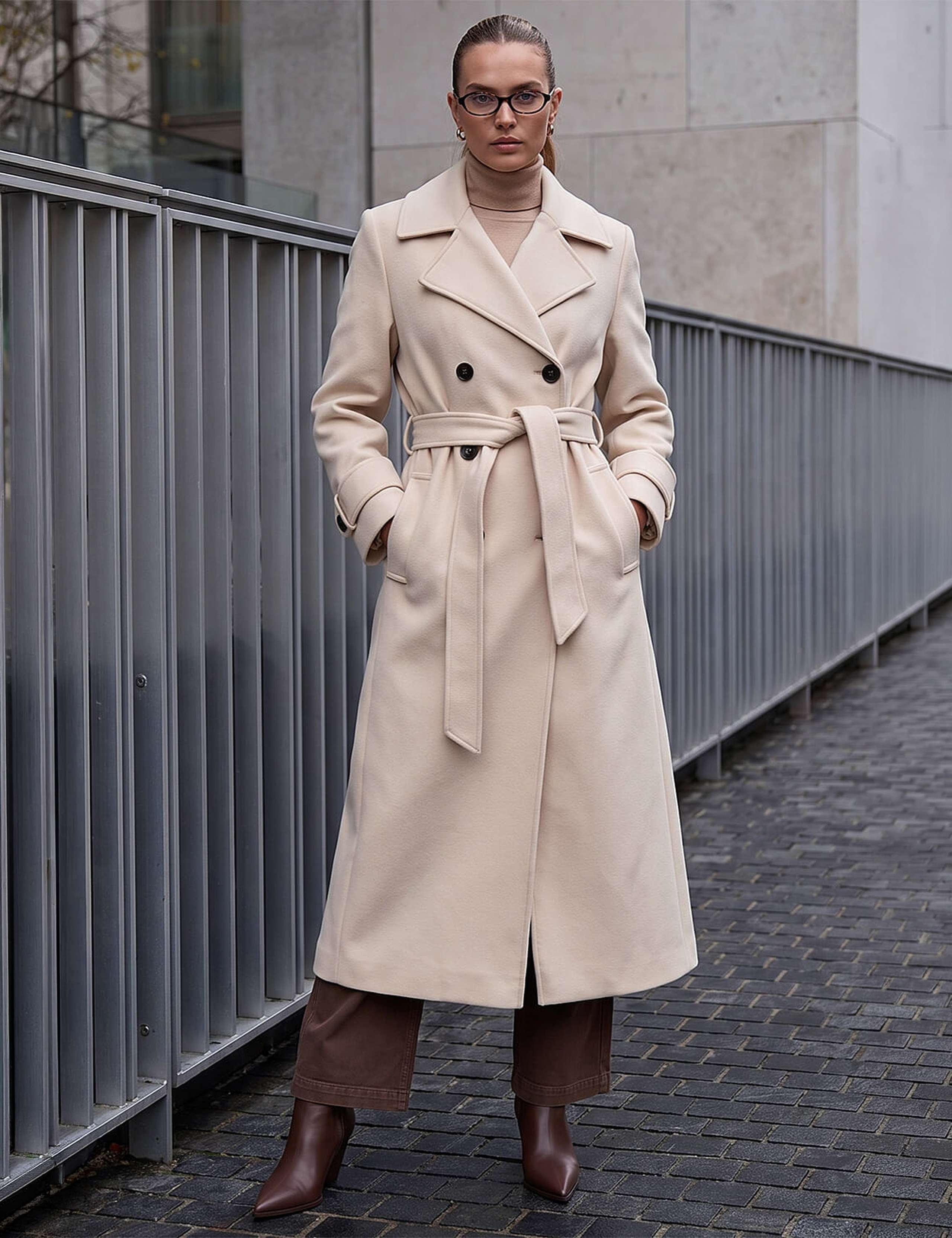 Belted Tailored Coat
