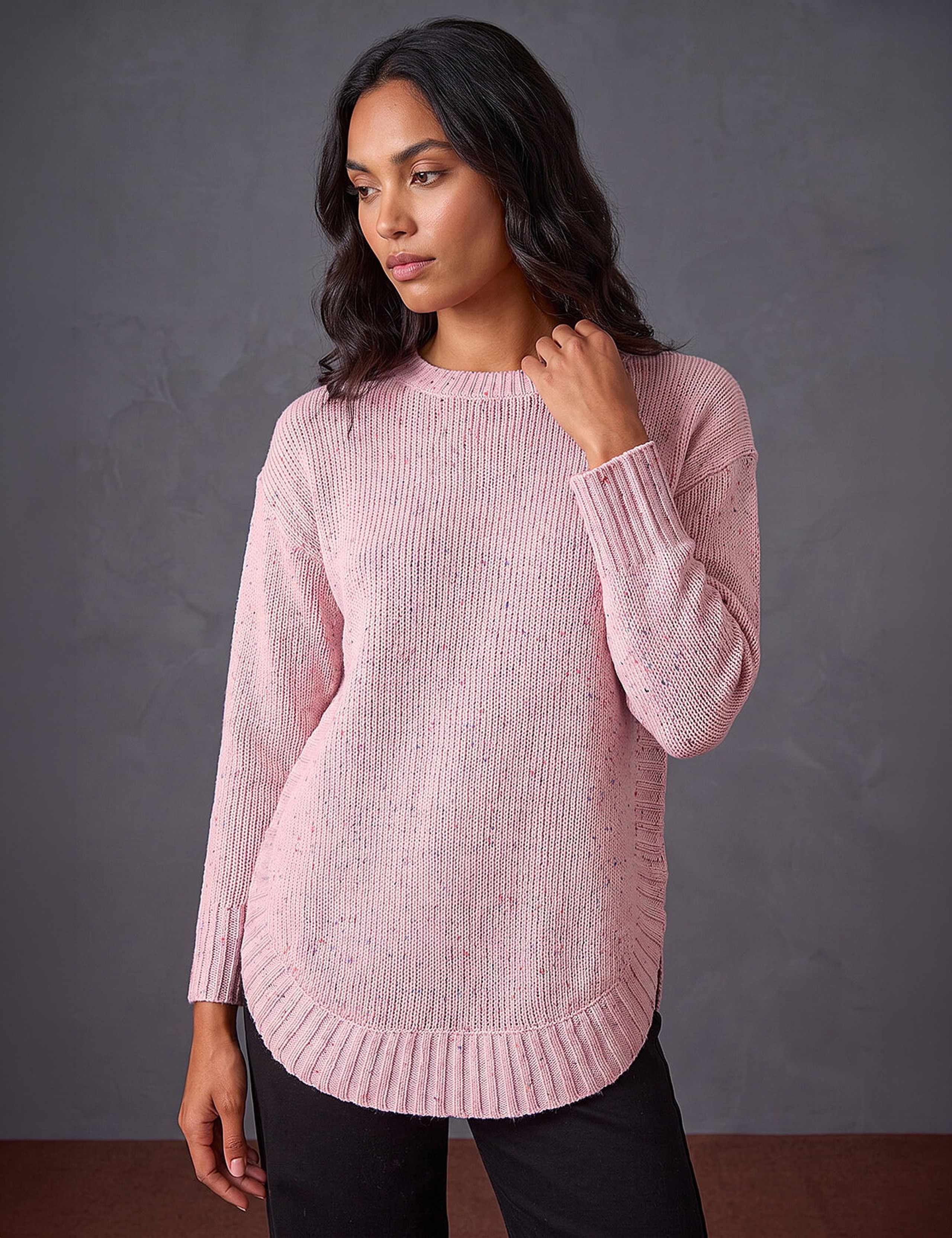 Curved Hem Jumper