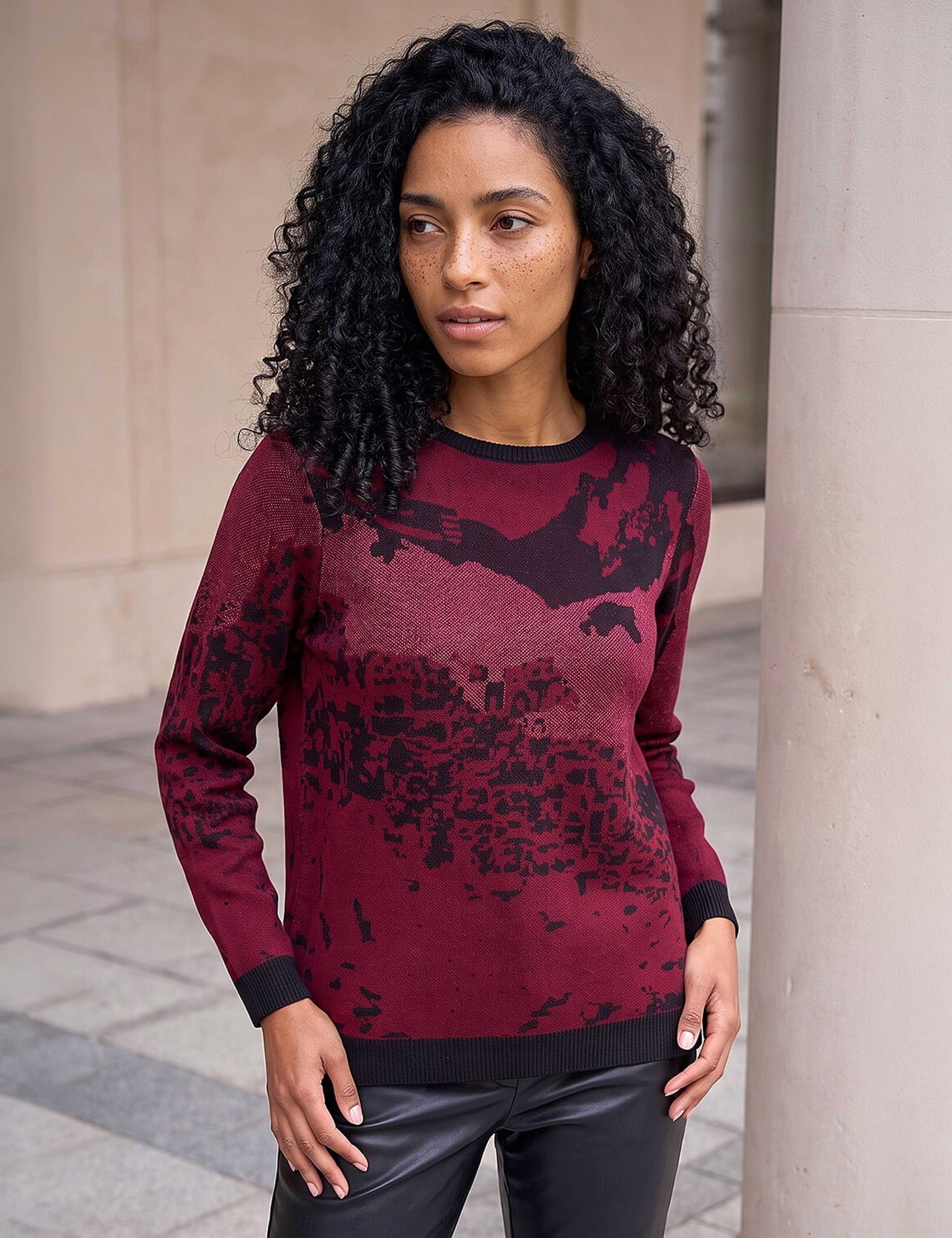 Sparkly Animal Print Jumper
