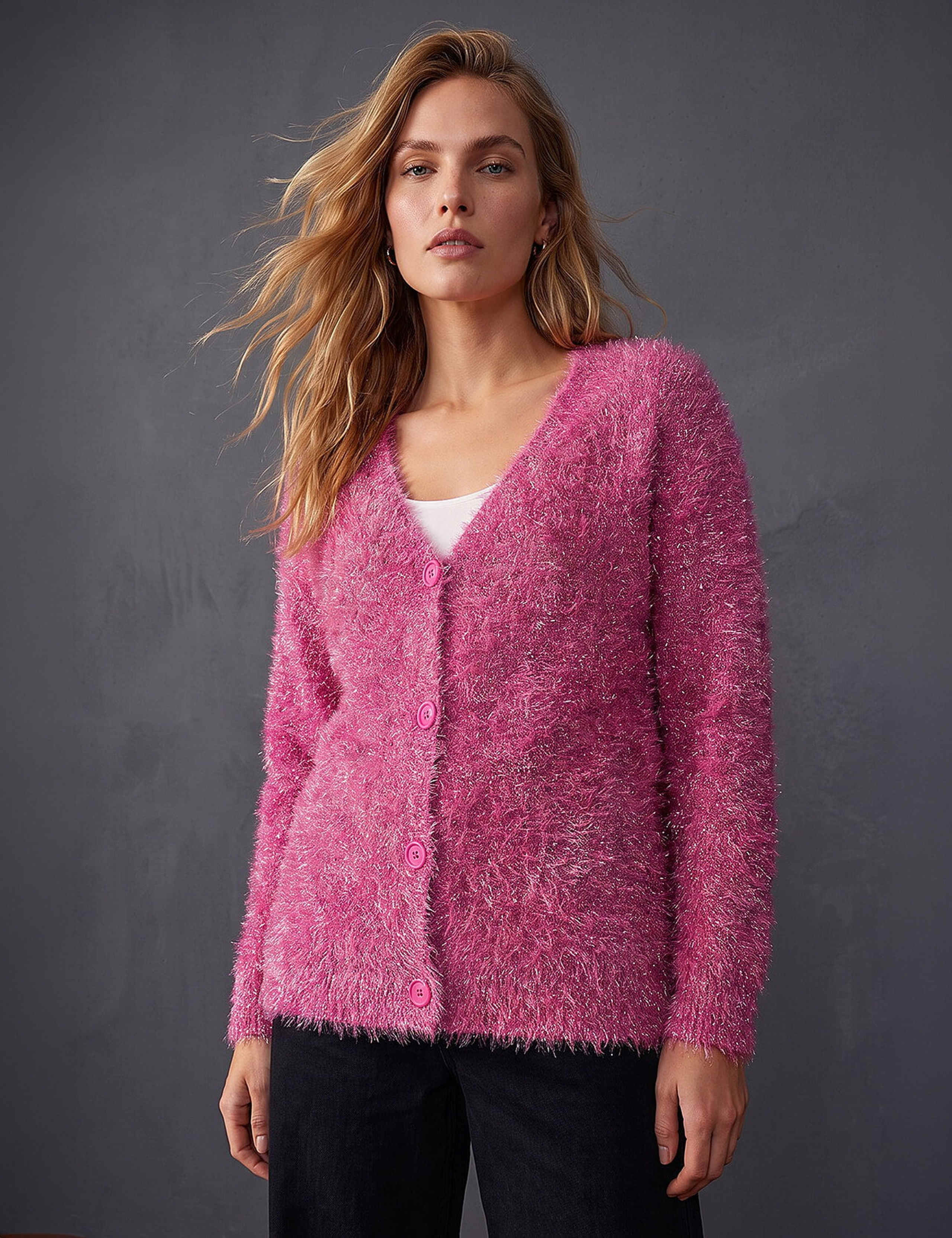 Tinsel Knit Cardigan