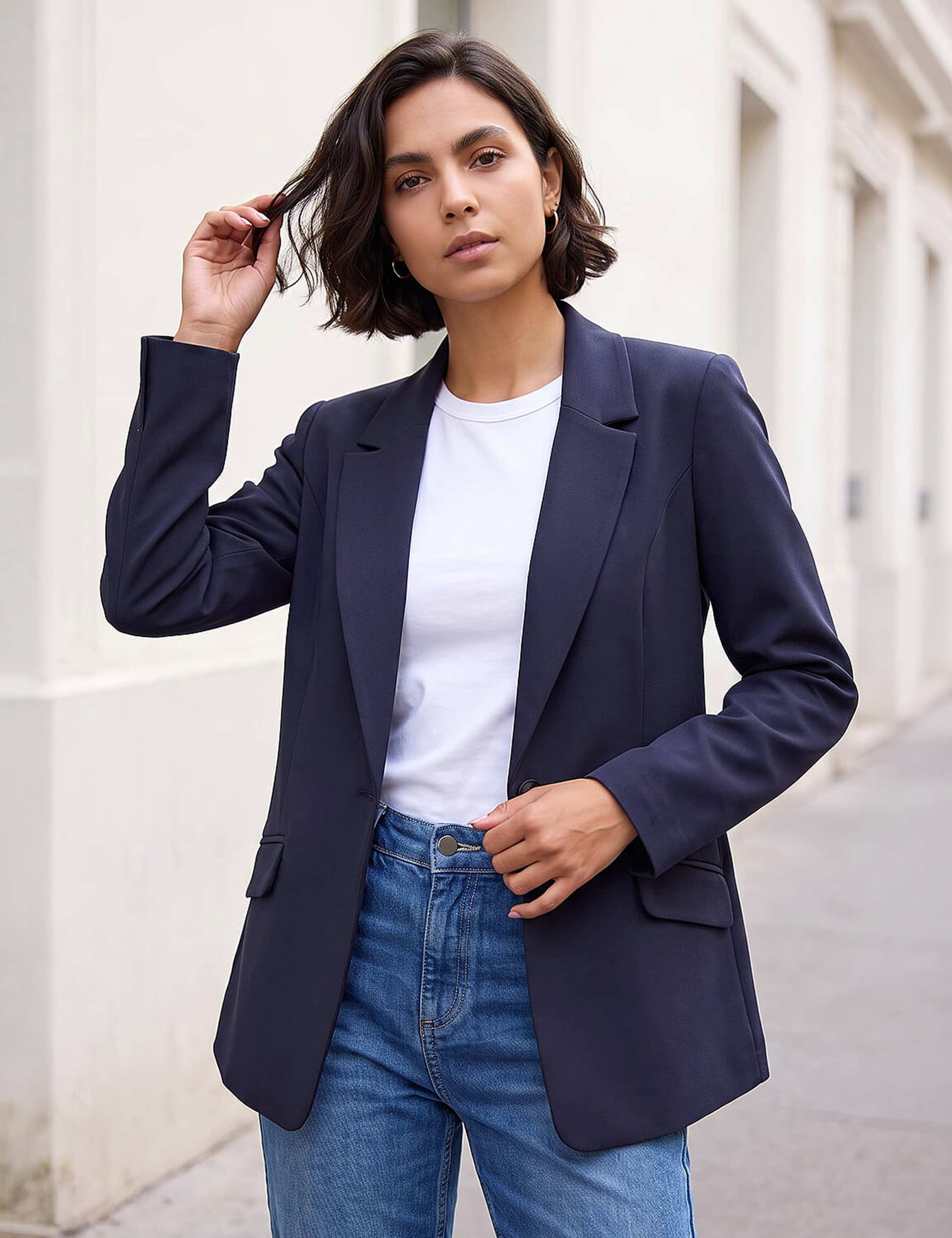 Tailored Single Breasted Blazer