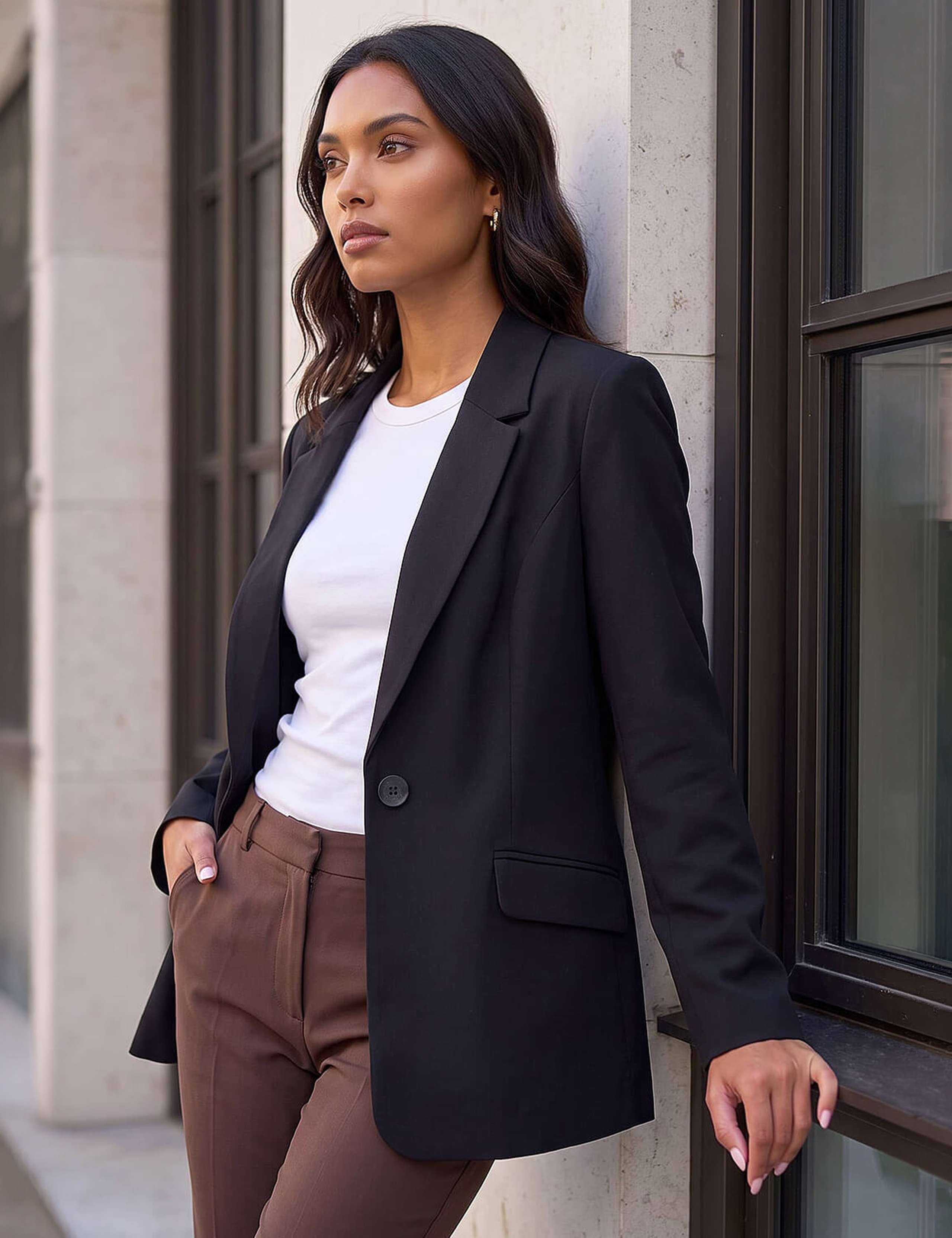Tailored Single Breasted Blazer