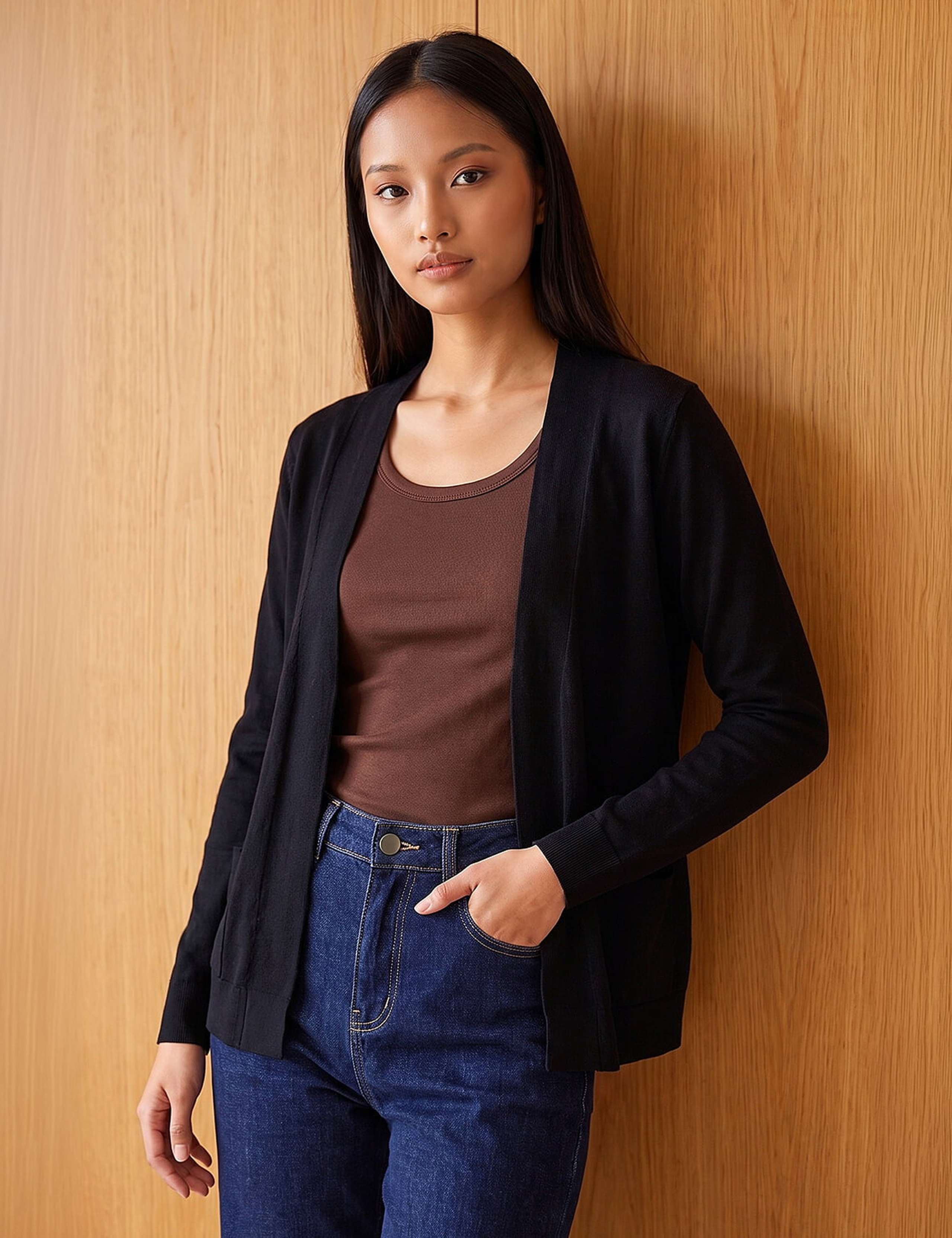 Petite Stretch Cardigan