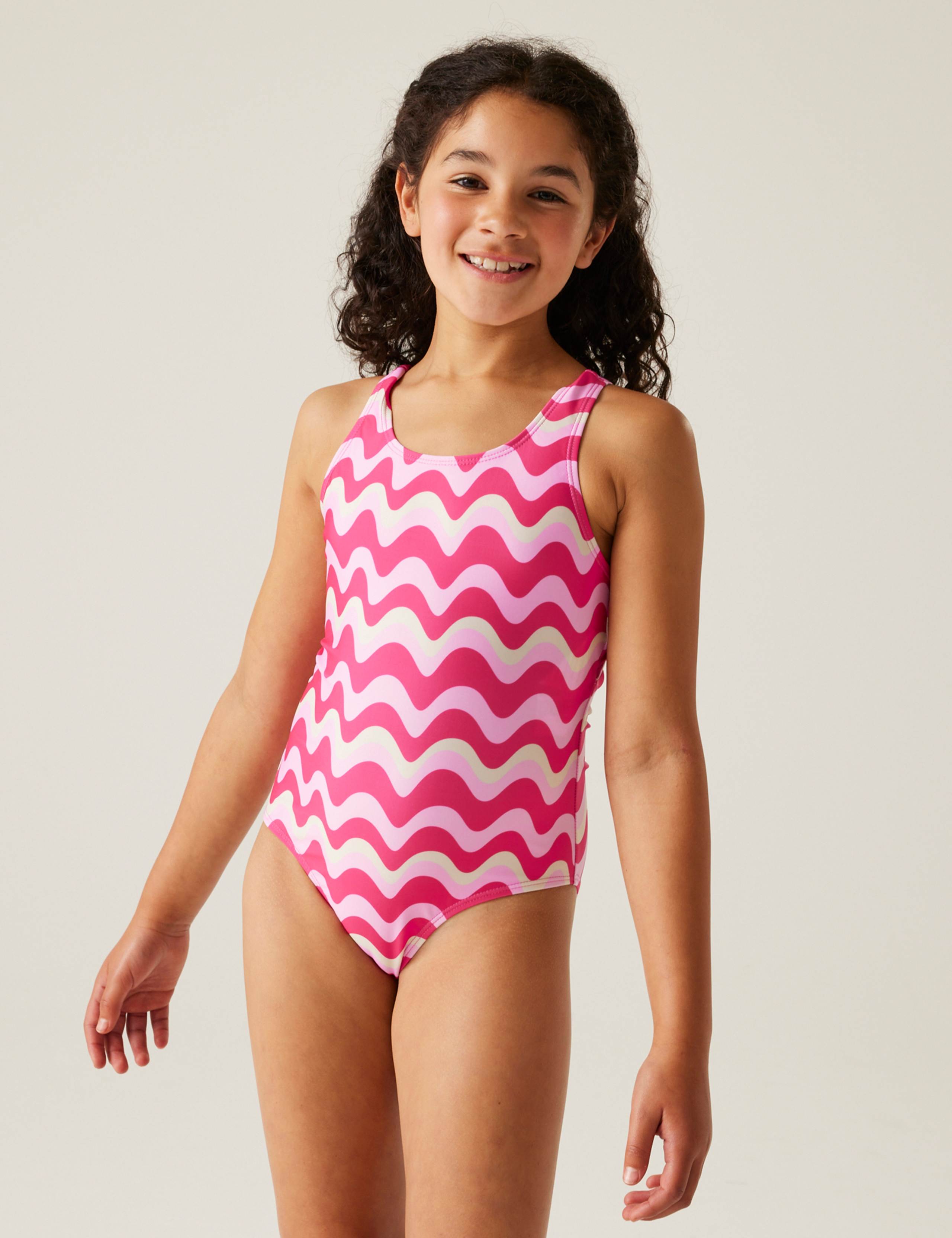 Katrisse Patterned Swimsuit (3-14 Yrs)