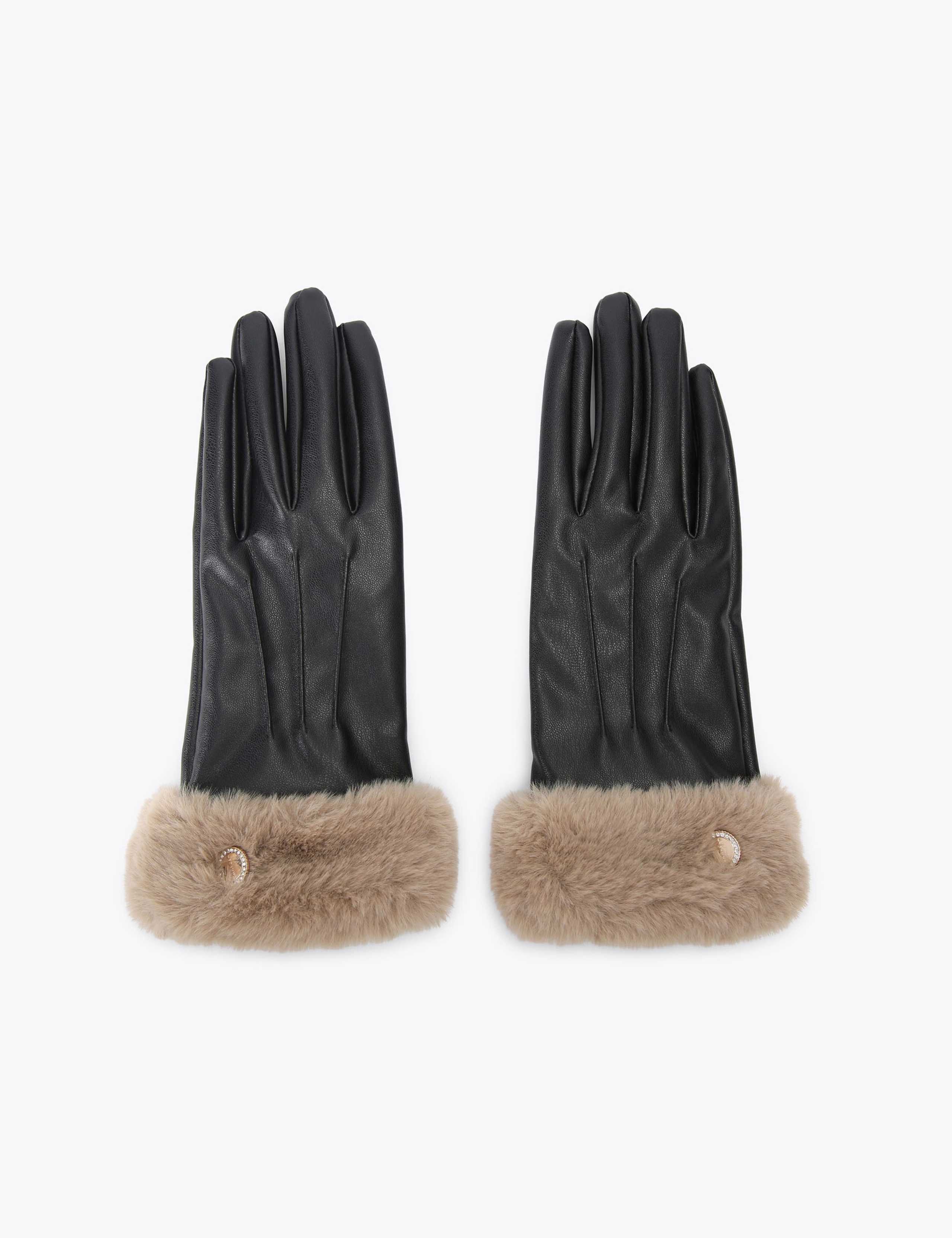Faux Fur Gloves