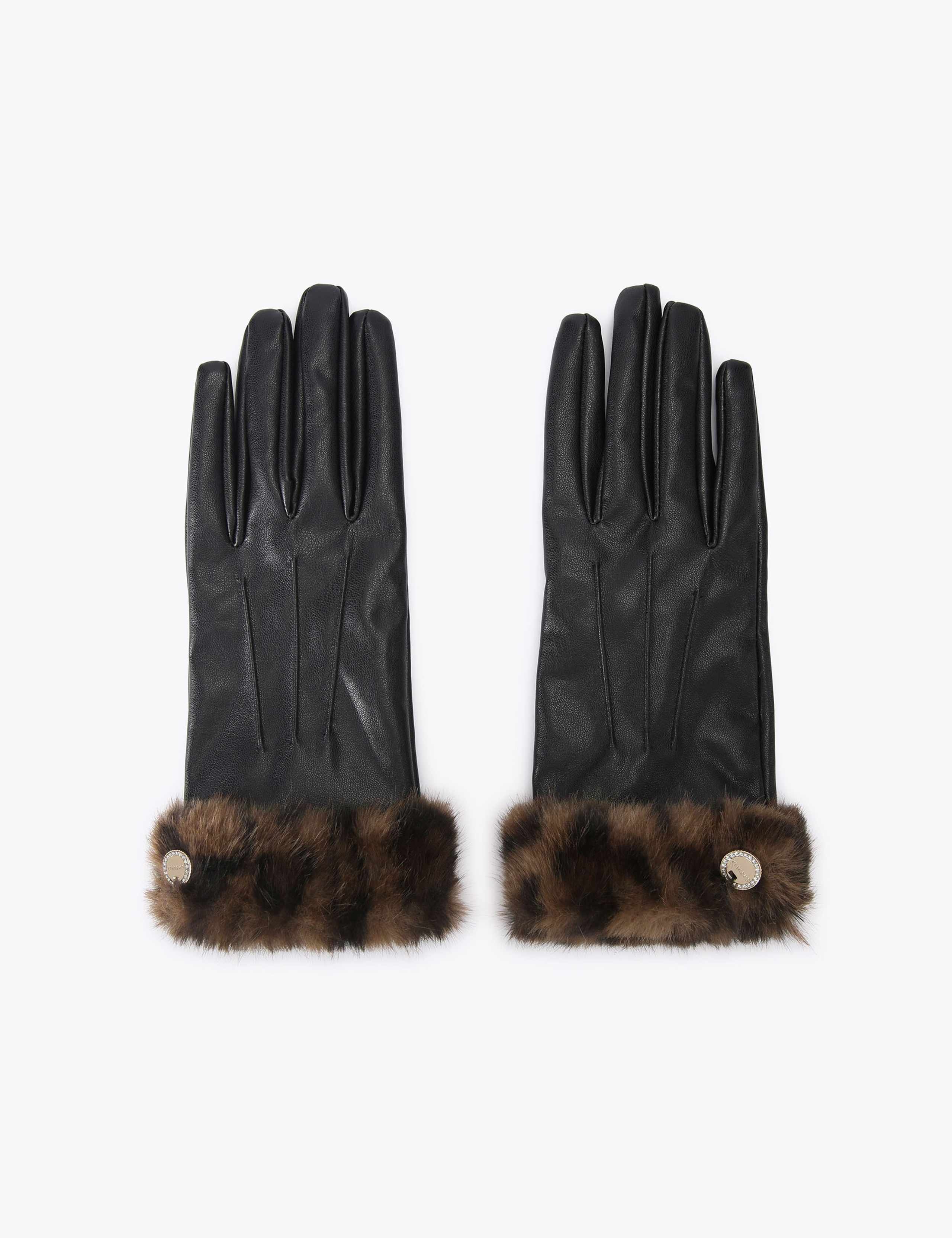 Faux Fur Gloves