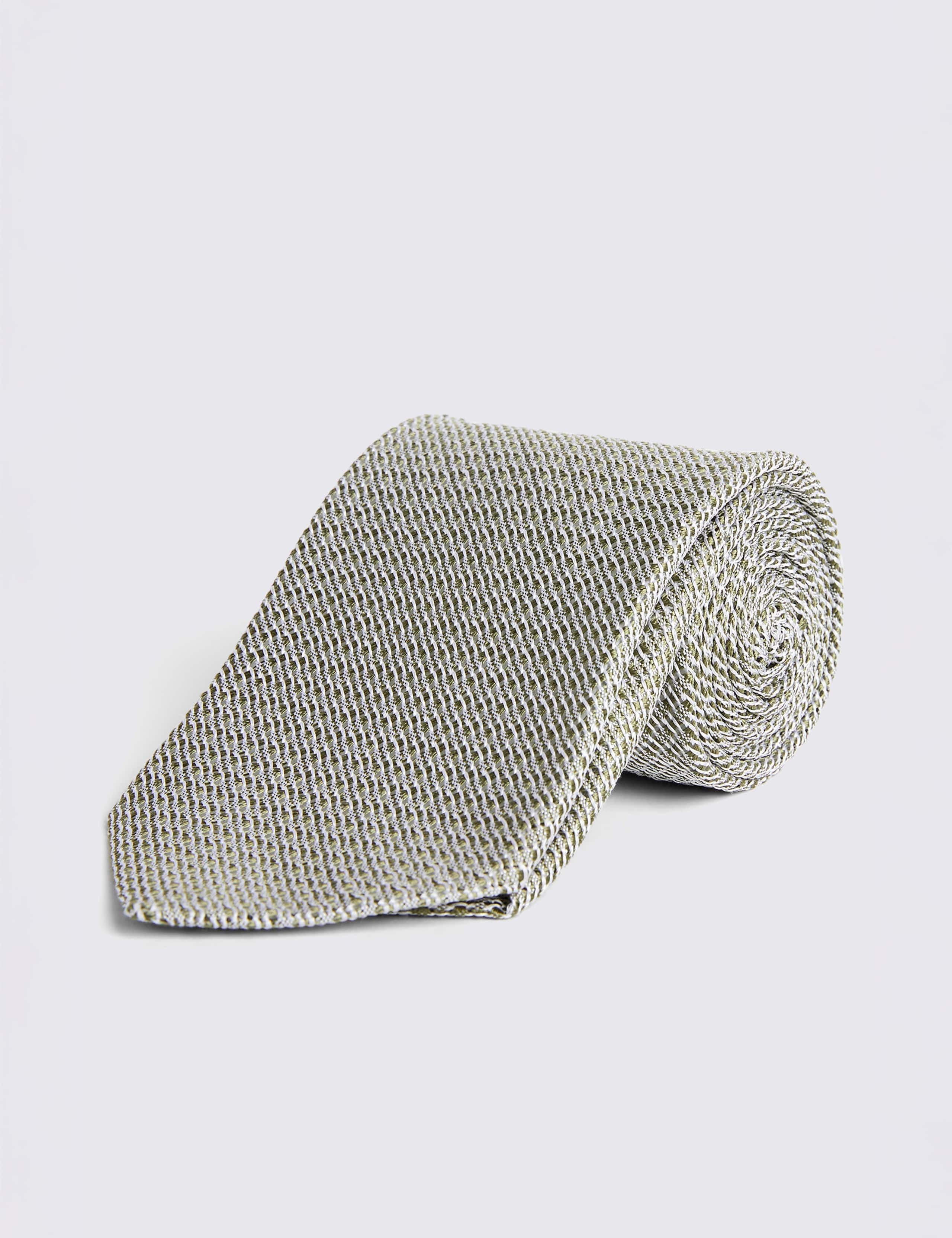 Grenadine Weave Tie with Silk