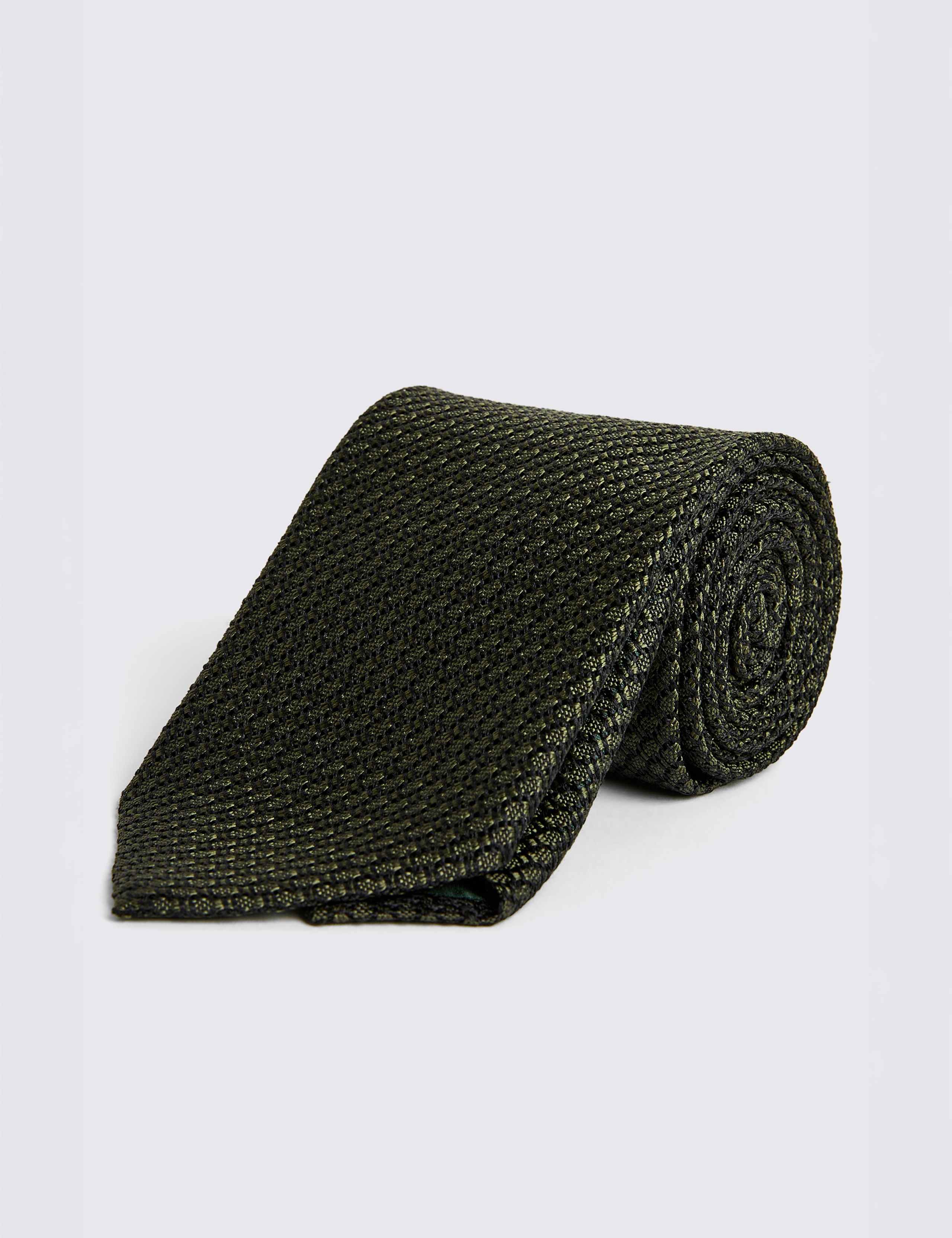 Grenadine Weave Tie with Silk