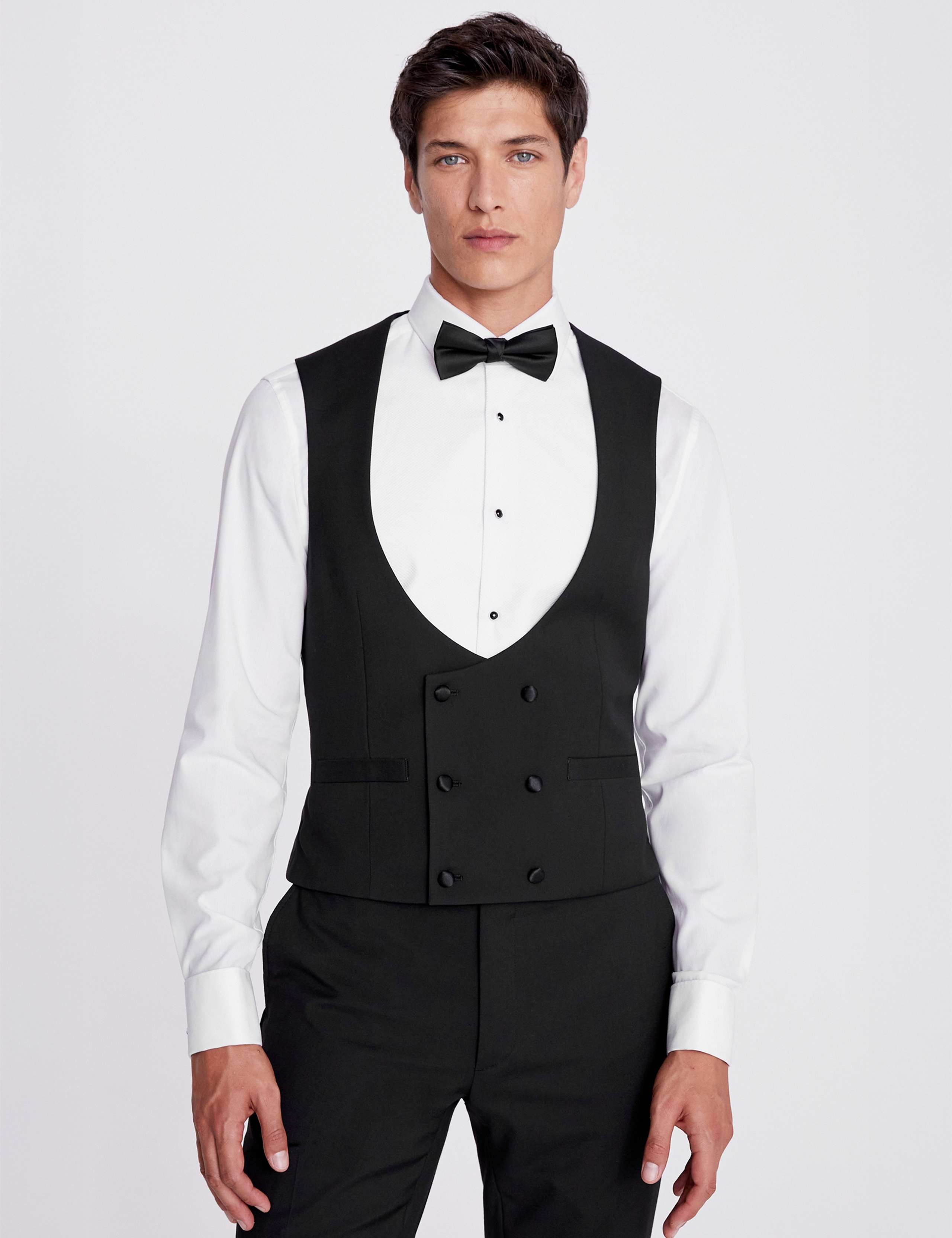 Slim Fit Plain Waistcoat