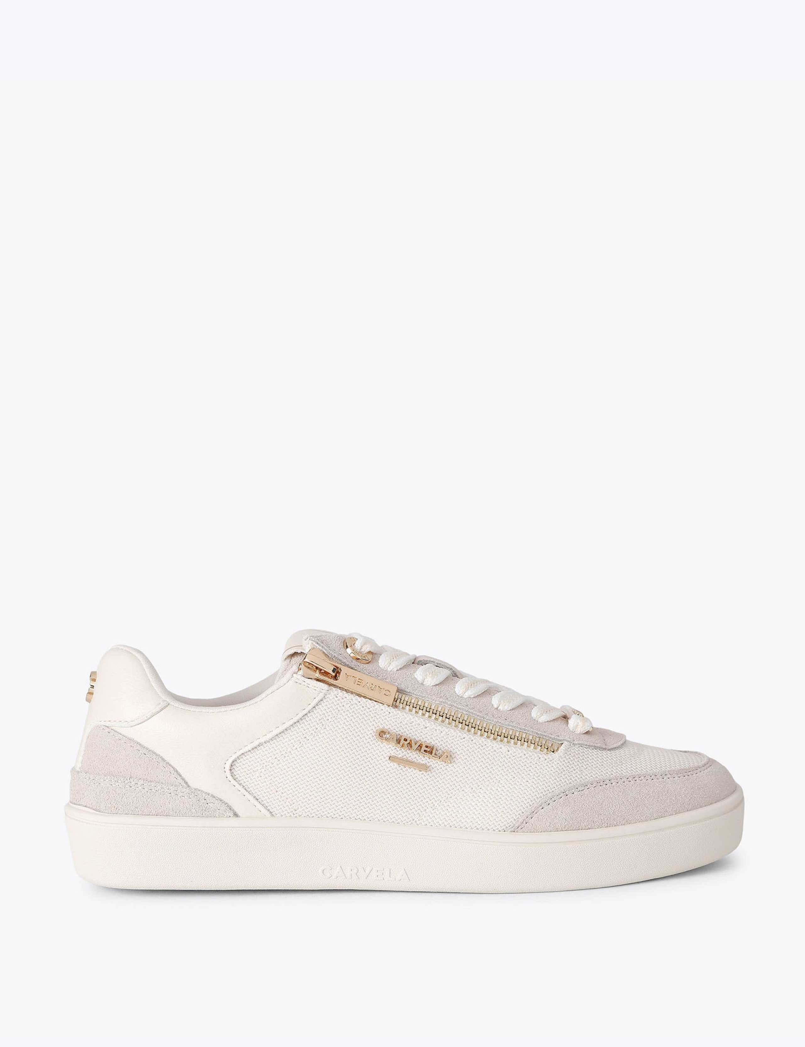 Regular Fit Suede Lace Up Trainers
