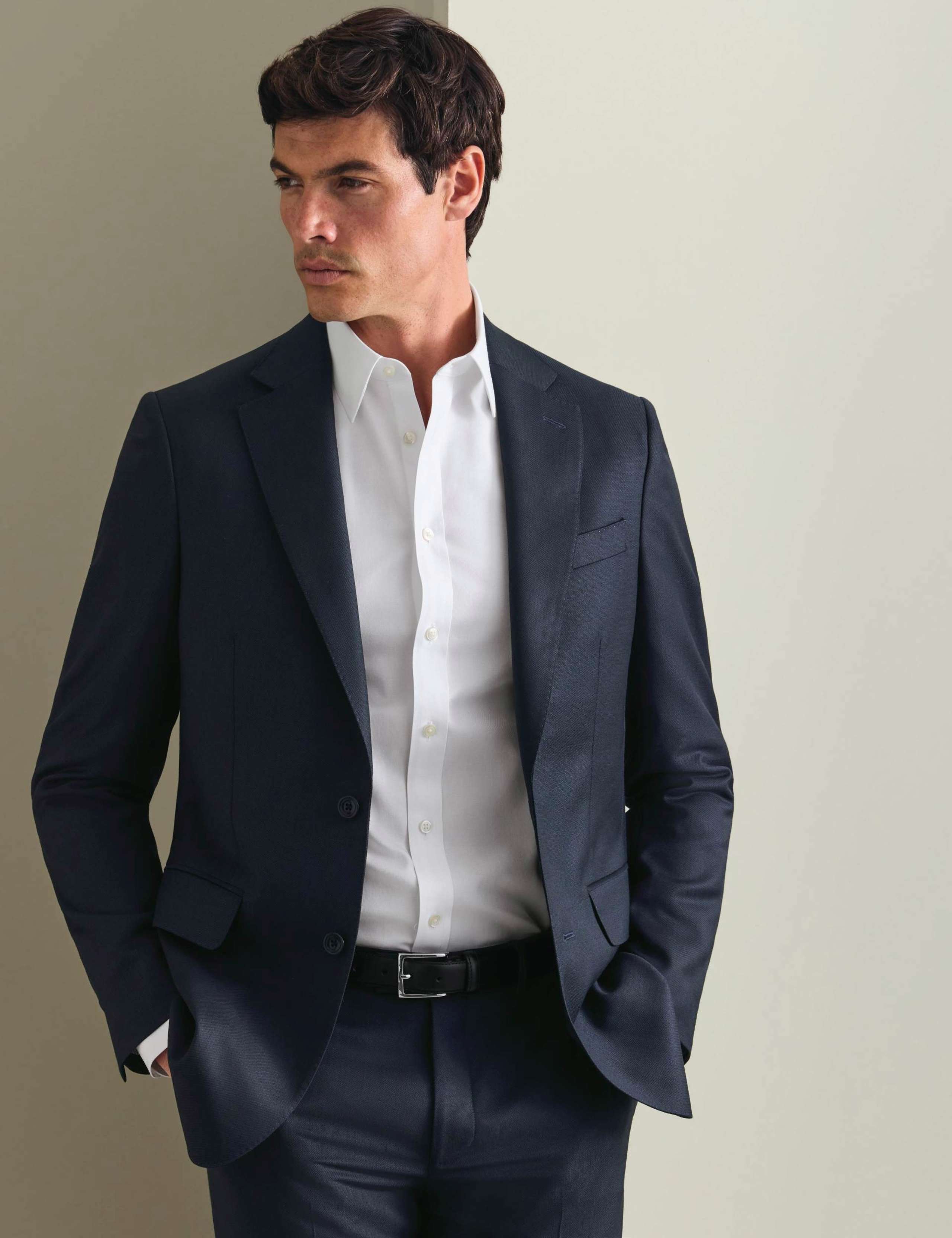 Slim Fit Pure Wool Suit Jacket