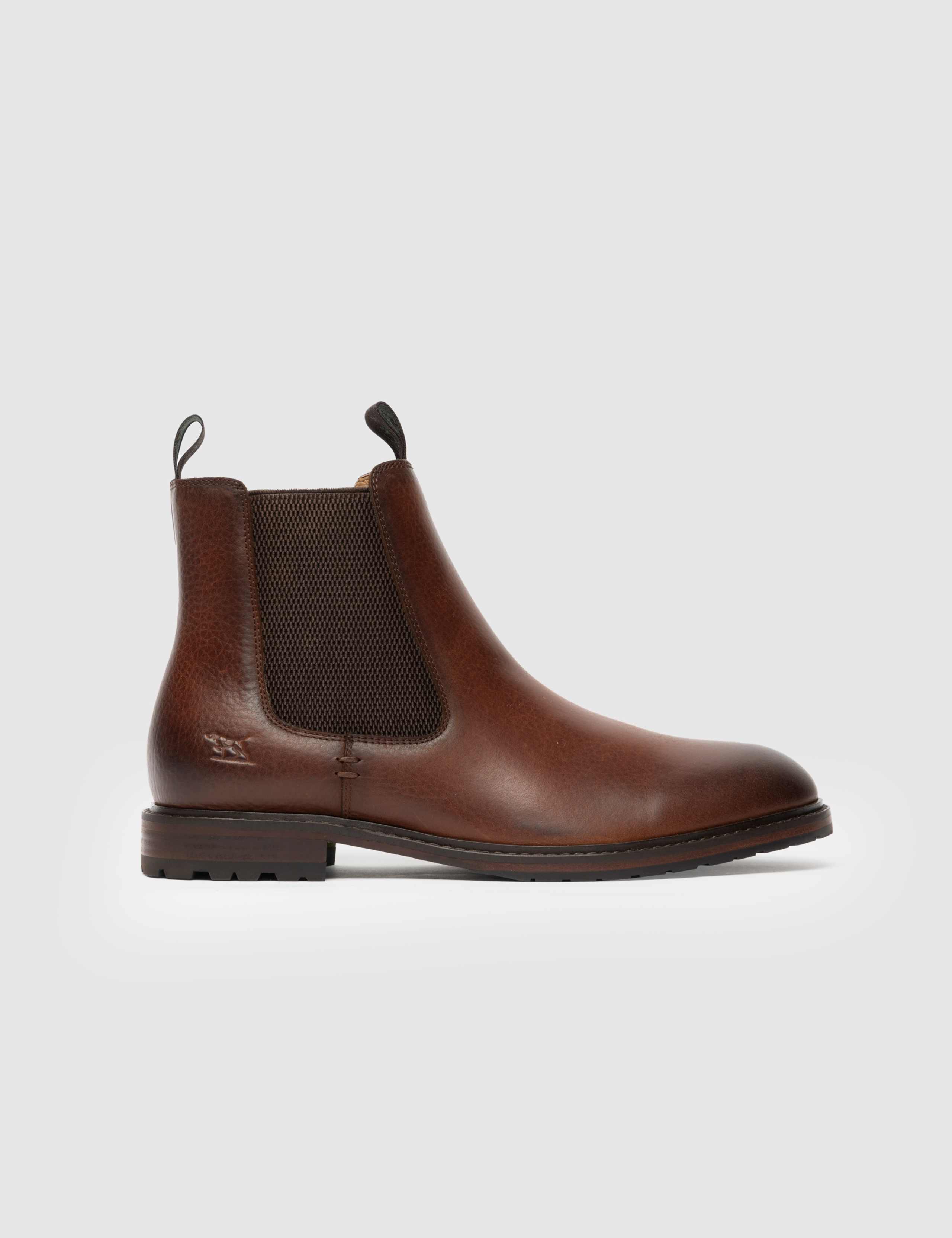 Granity Leather Chelsea Boots